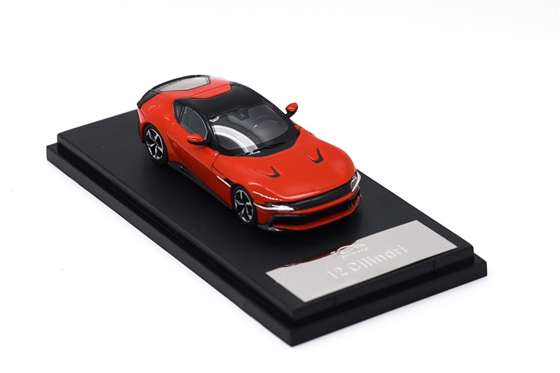 7CM Model 1:64 12 Cilindri Coupe Standard Red Diecast Model Car