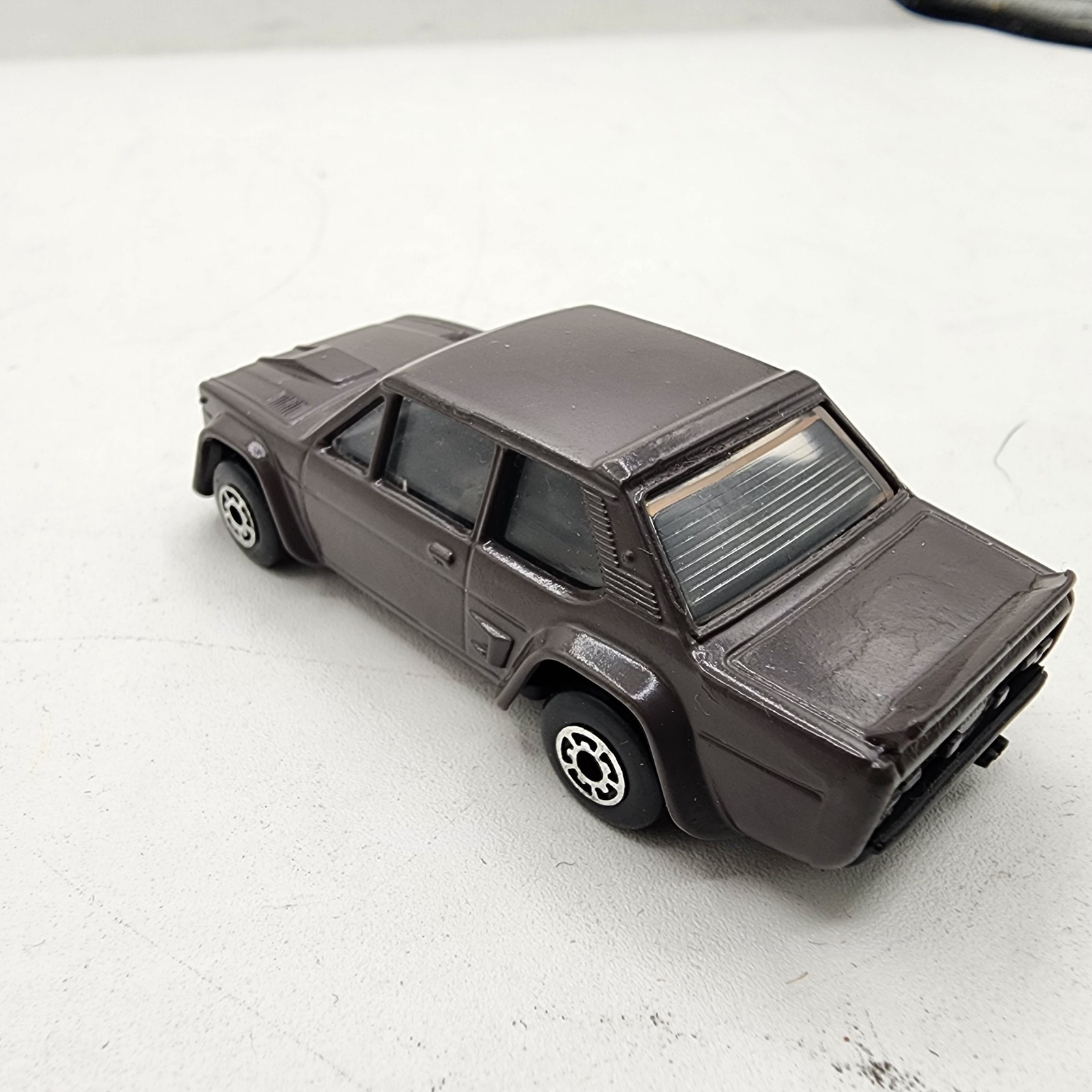 Vintage Matchbox Superfast Bulgarian Issue Fiat Abarth Dark Gray No Tampos RARE