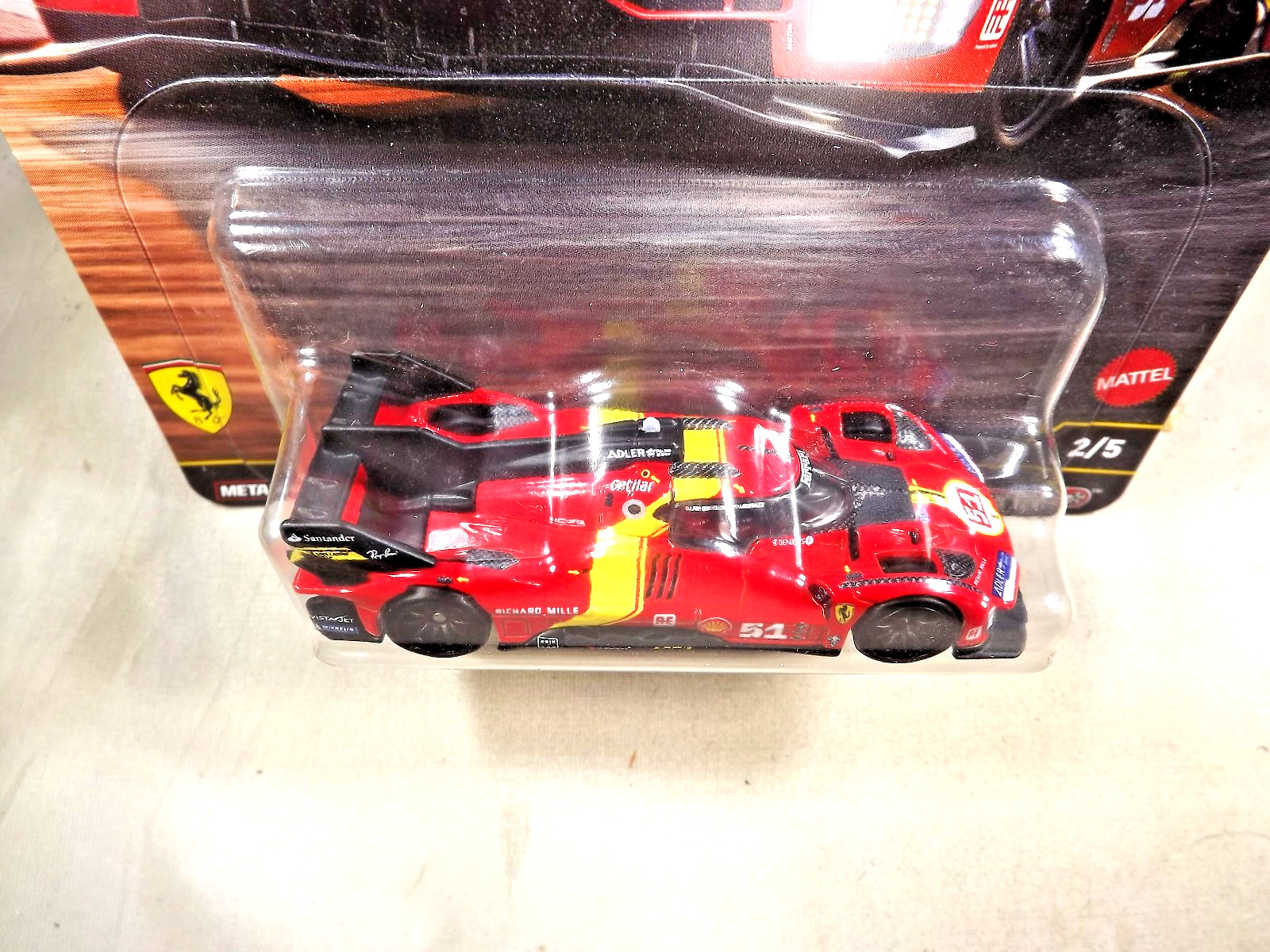 2025 Hot Wheels Car Culture Circuit Legends 2/5 FERRARI 499P Red w/Real Riders