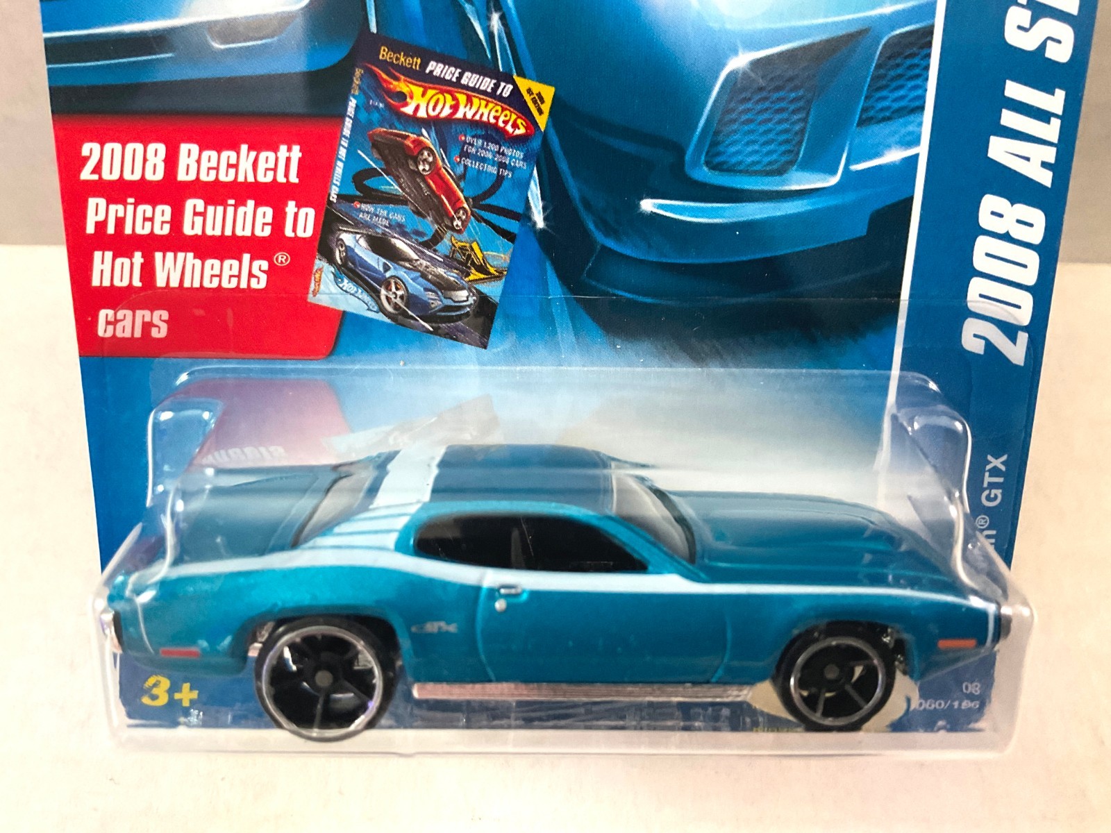 Hot Wheels 71 PLYMOUTH GTX – BLUE KMART EXCLUSIVE Color 2008 All Stars #60 MOPAR