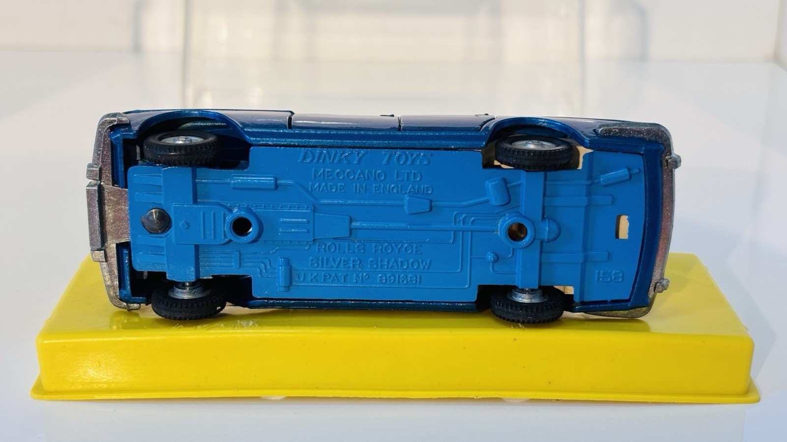 Dinky Toys #158 Rolls-Royce Silver Shadow – Blue – Boxed