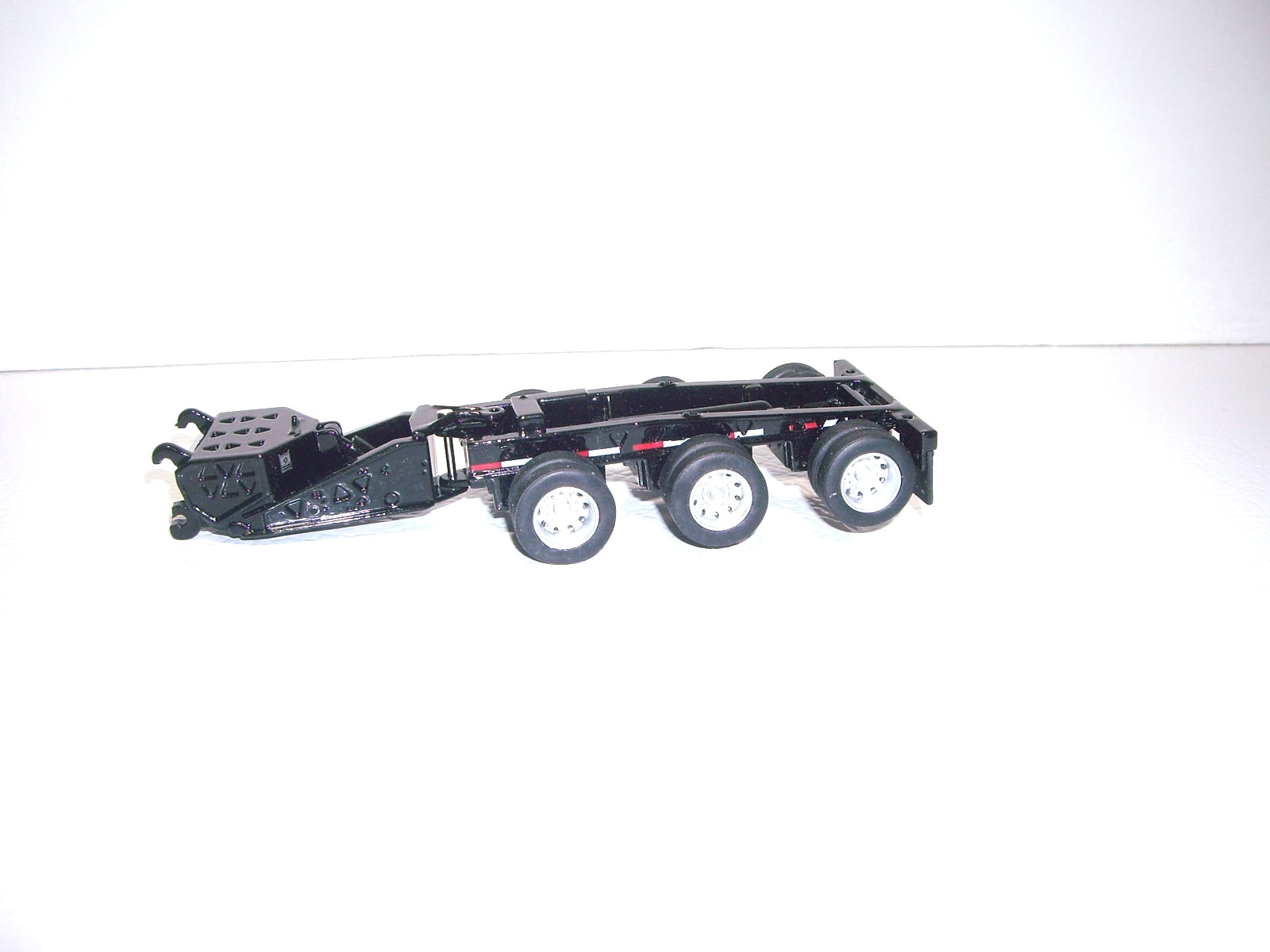 DIECAST MASTERS 1/64 BLACK TRAILKING TK170 LOWBOY JEEP BOOSTER SAME SCALE AS DCP