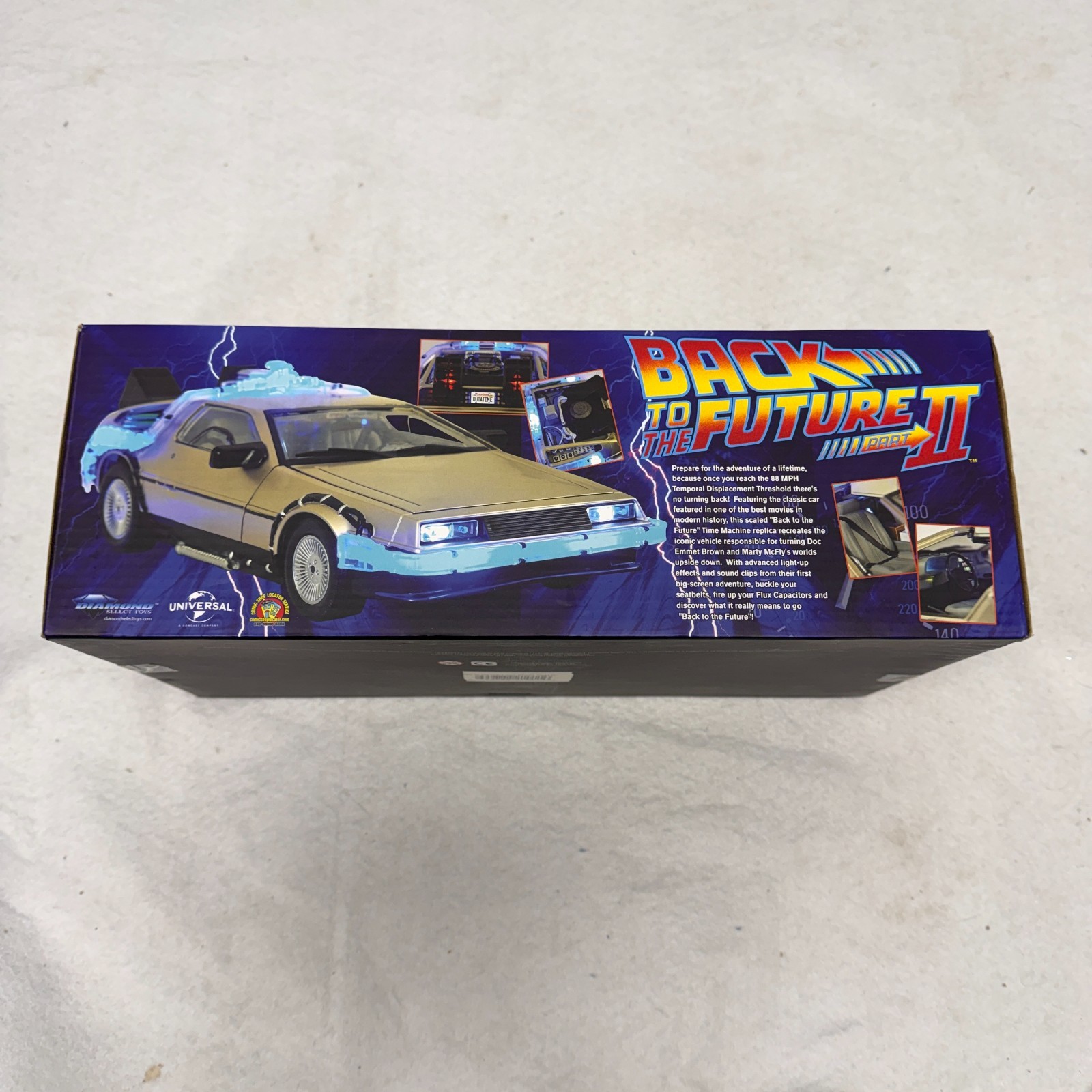 Back To The Future II 1/15 Scale Time Machine Delorean L.E. Entertainment Earth