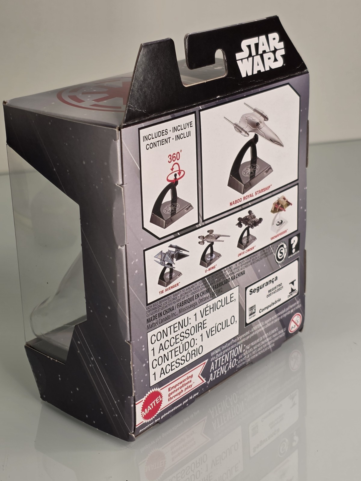 Hot Wheels Star Wars Starships Select #38 Naboo Royal Starship by Mattel