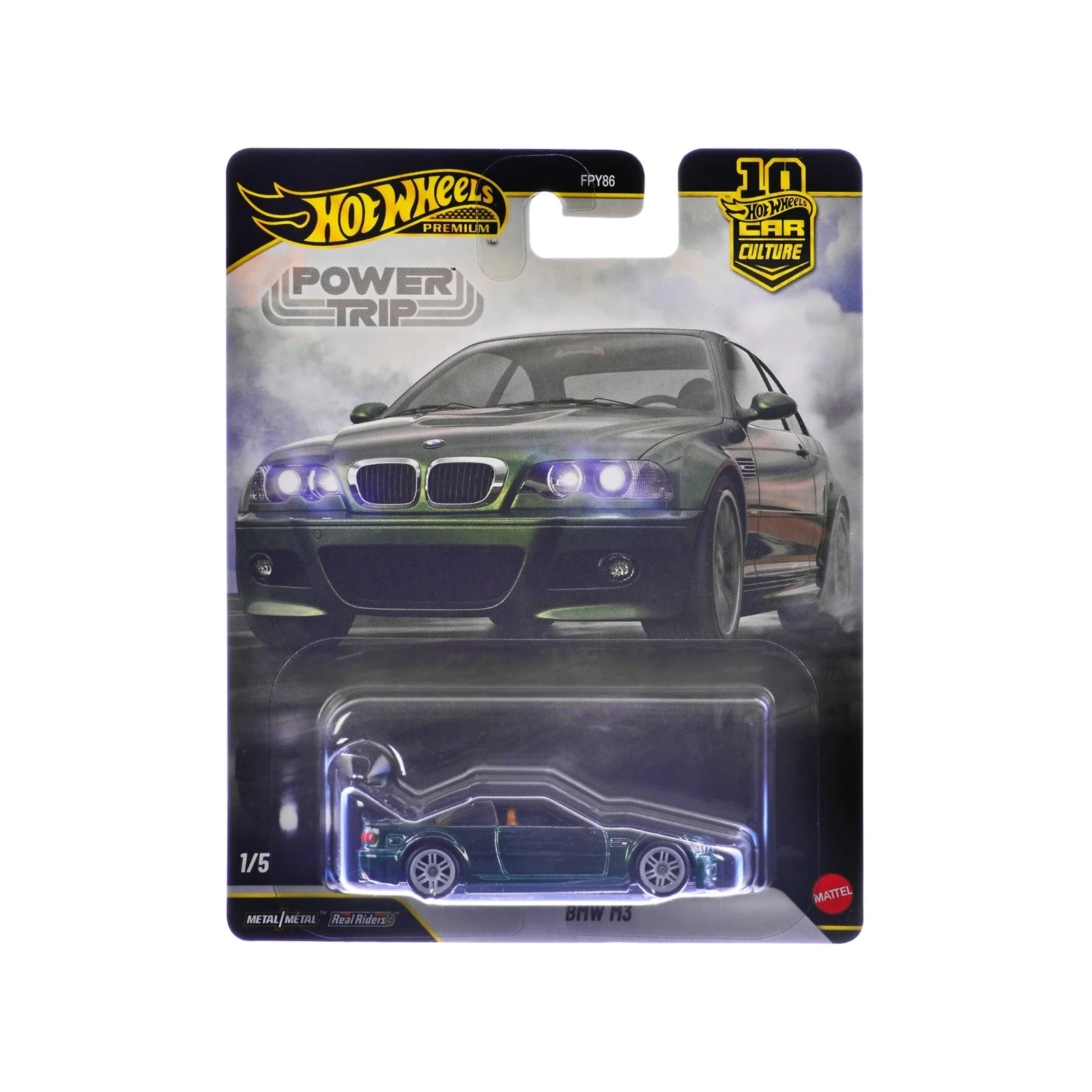 2026 Hot Wheels Car Culture Power Trip 5 Cars Set F-150 M3 Trackhawk Mustang