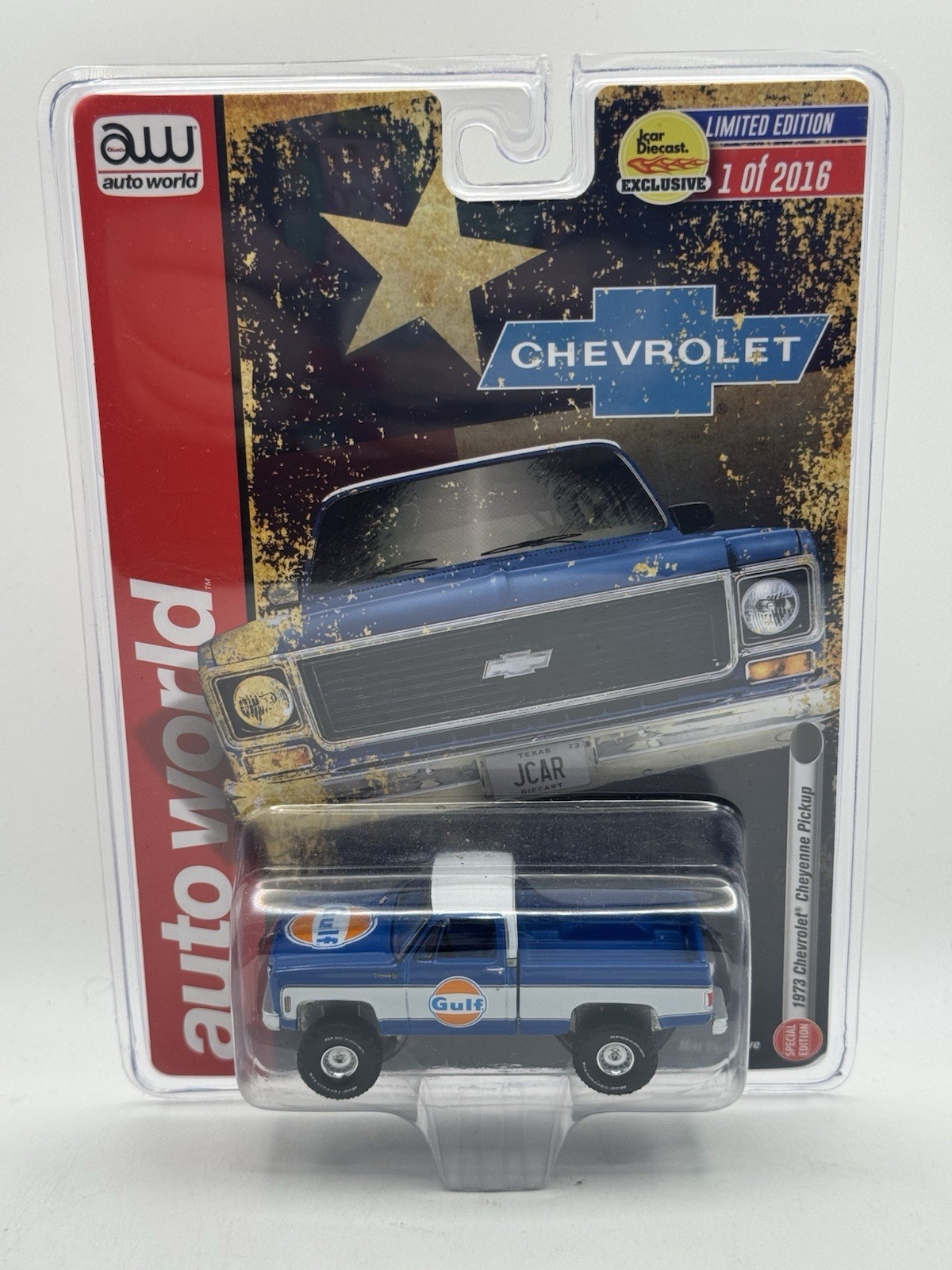 Auto World Limited Edition Auto World 1973 Chevy Cheyenne Pickup – 1:64 Diecast