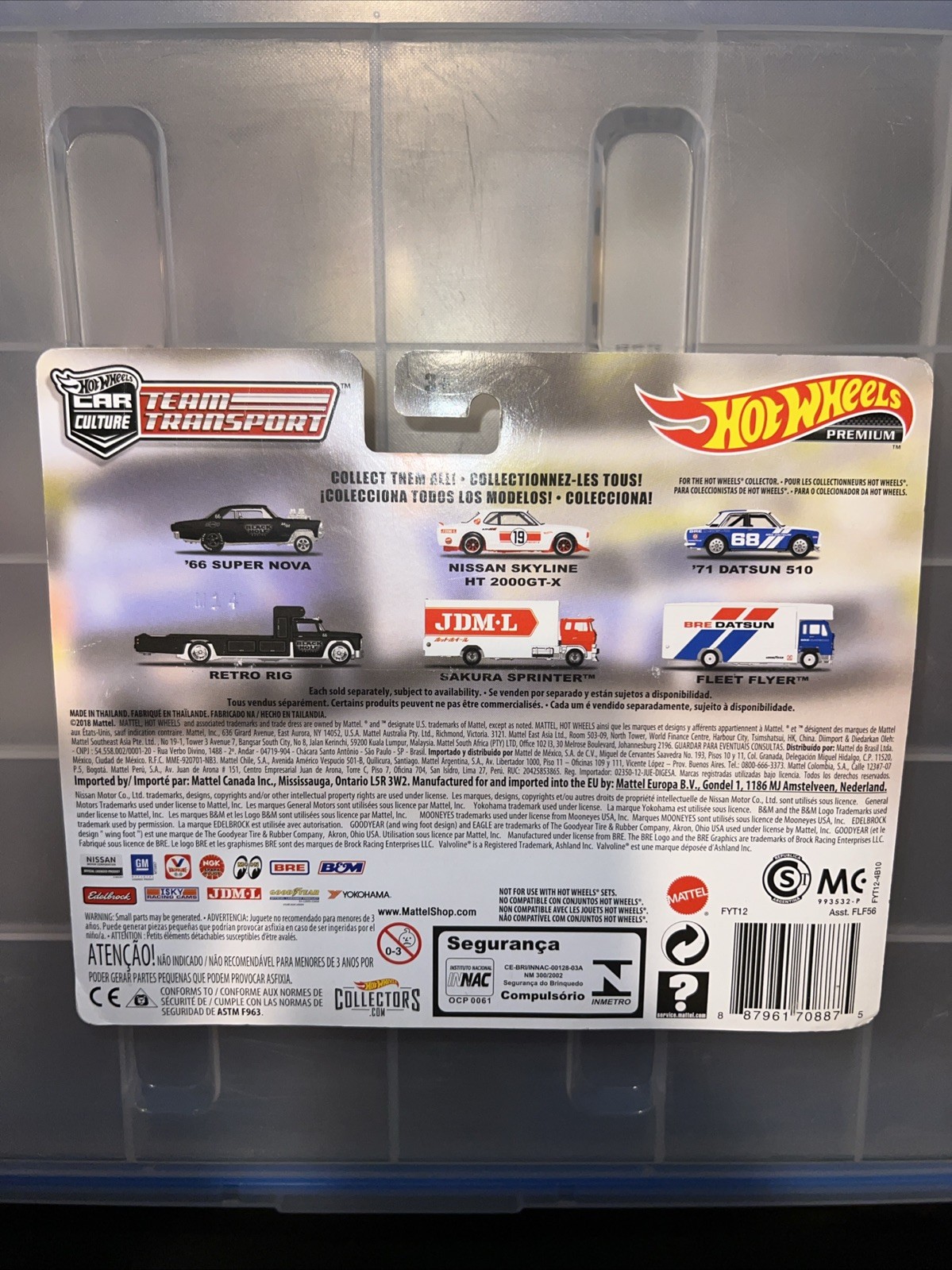 Hot Wheels Premium Car Culture Team Transport #9 ‘1971 Datsun 510 Fleet Flyer