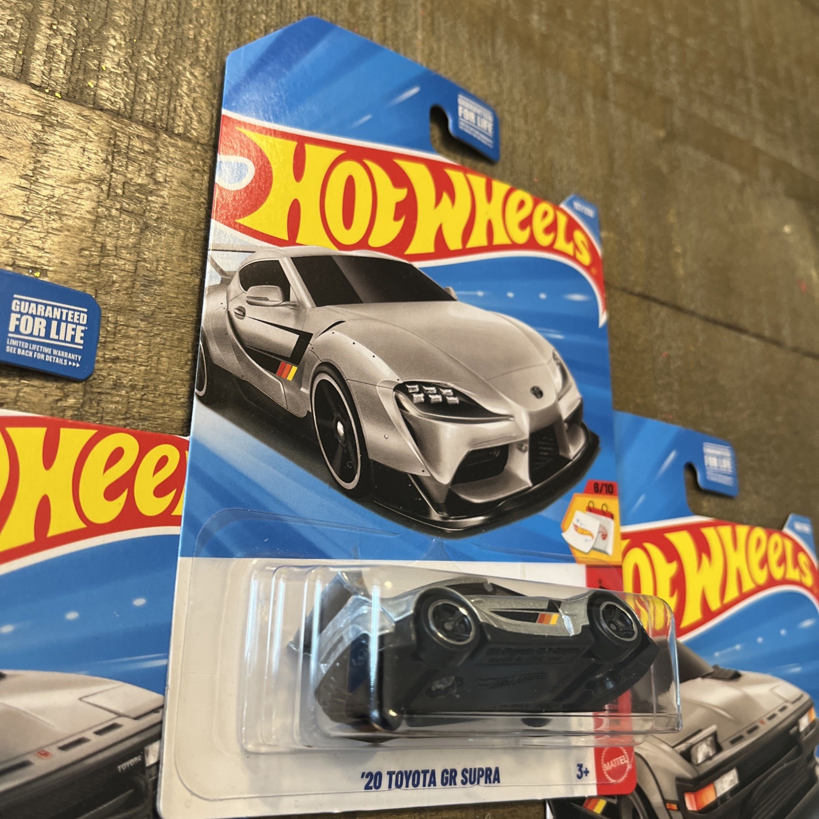 Hot Wheels Silver ’20 Toyota GR Supra & ’82 Toyota Supra Gray, JDM Lot Of 3