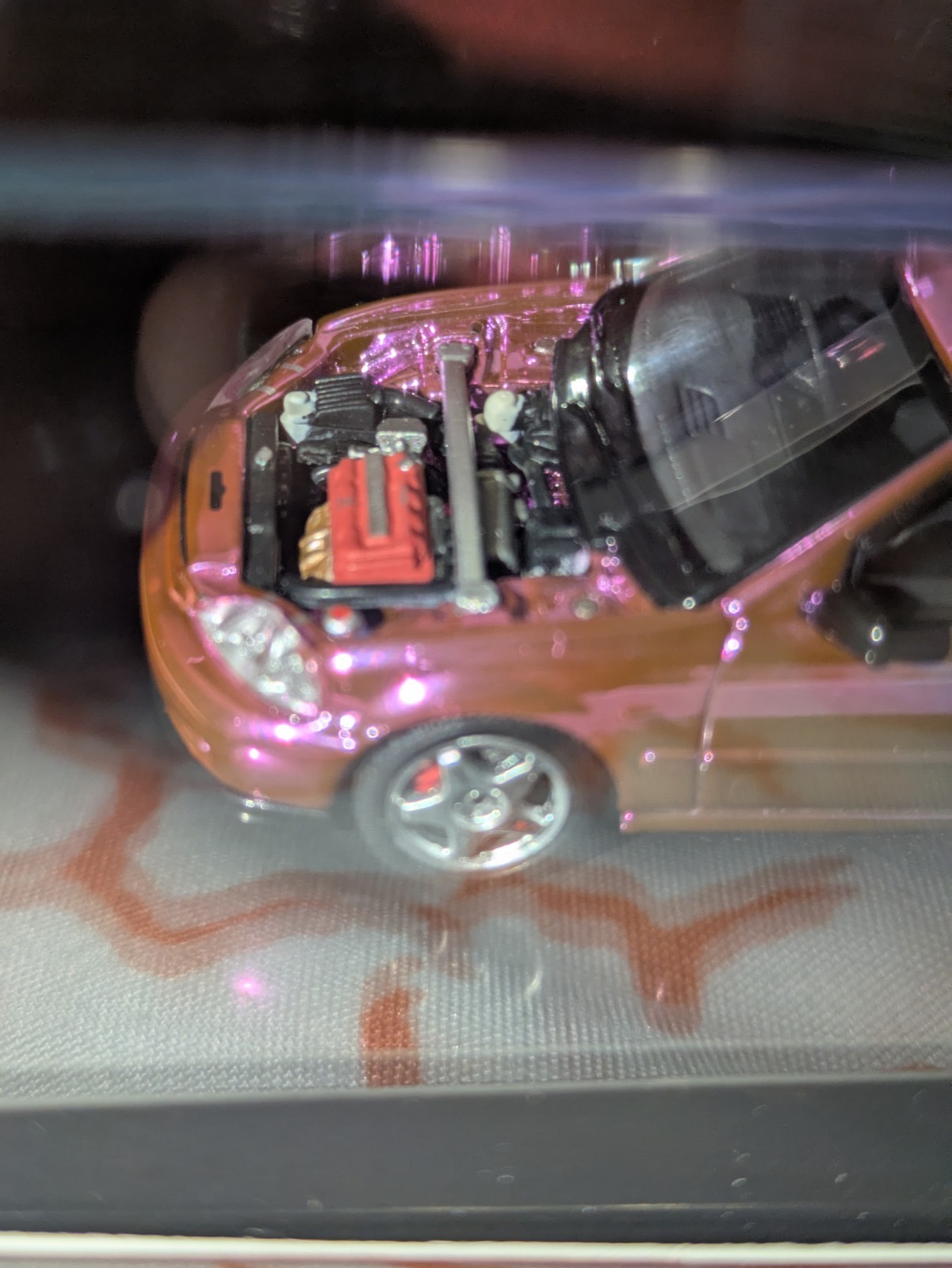 Motorhelix 1:64 Civic Ek9 Custom Chrome Color Diecast