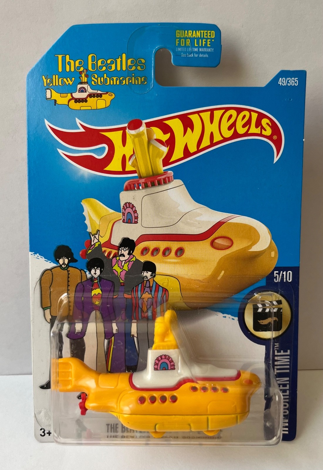 HOT WHEELS 2015 SCREEN TIME THE BEATLES YELLOW SUBMARINE 5/10