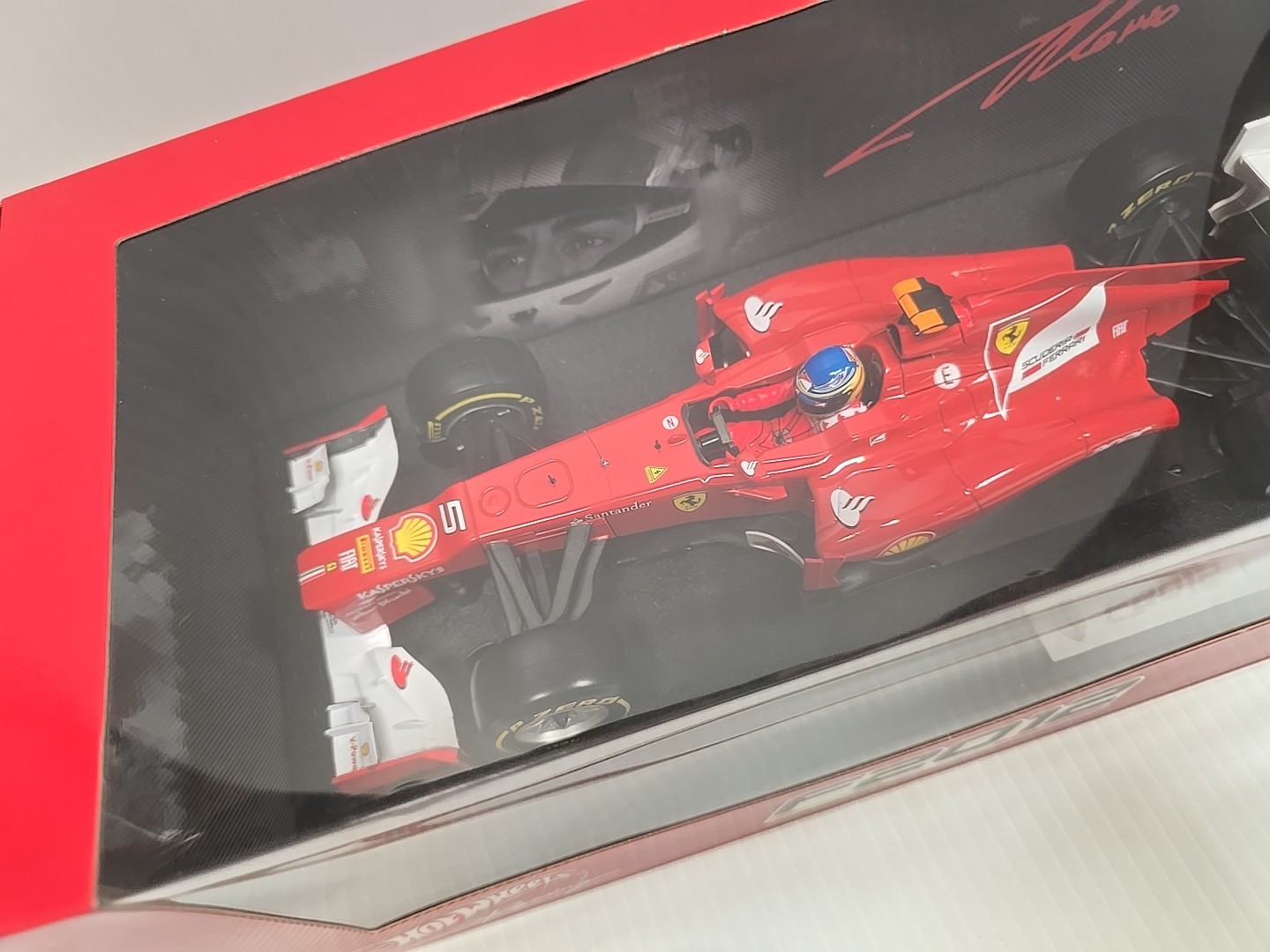 Hot Wheels Racing 1:18 Ferrari Formula 1 F. Alonso F2012 New Sealed X5520