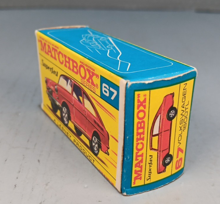 Matchbox Lesney Superfast MB67 Purple Volkswagen 1600TL w/F2 Box