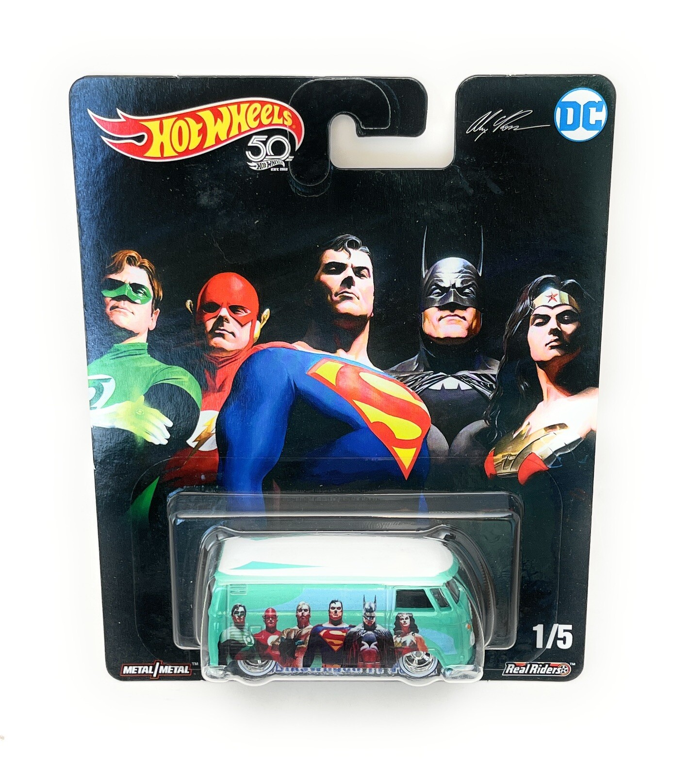 Hot Wheels Hot Wheels Pop Culture Alex Ross DC Heroes Series Diecast Model 956P