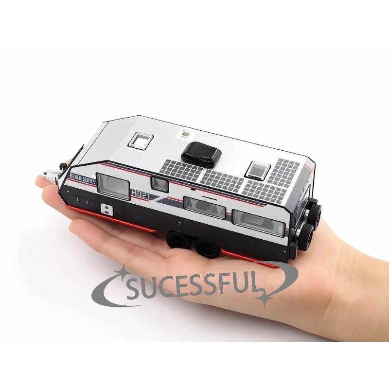 XCARTOYS 1/64 Black HQ21 Offroad Camper Trailer Diecast Metal Car New Sealed
