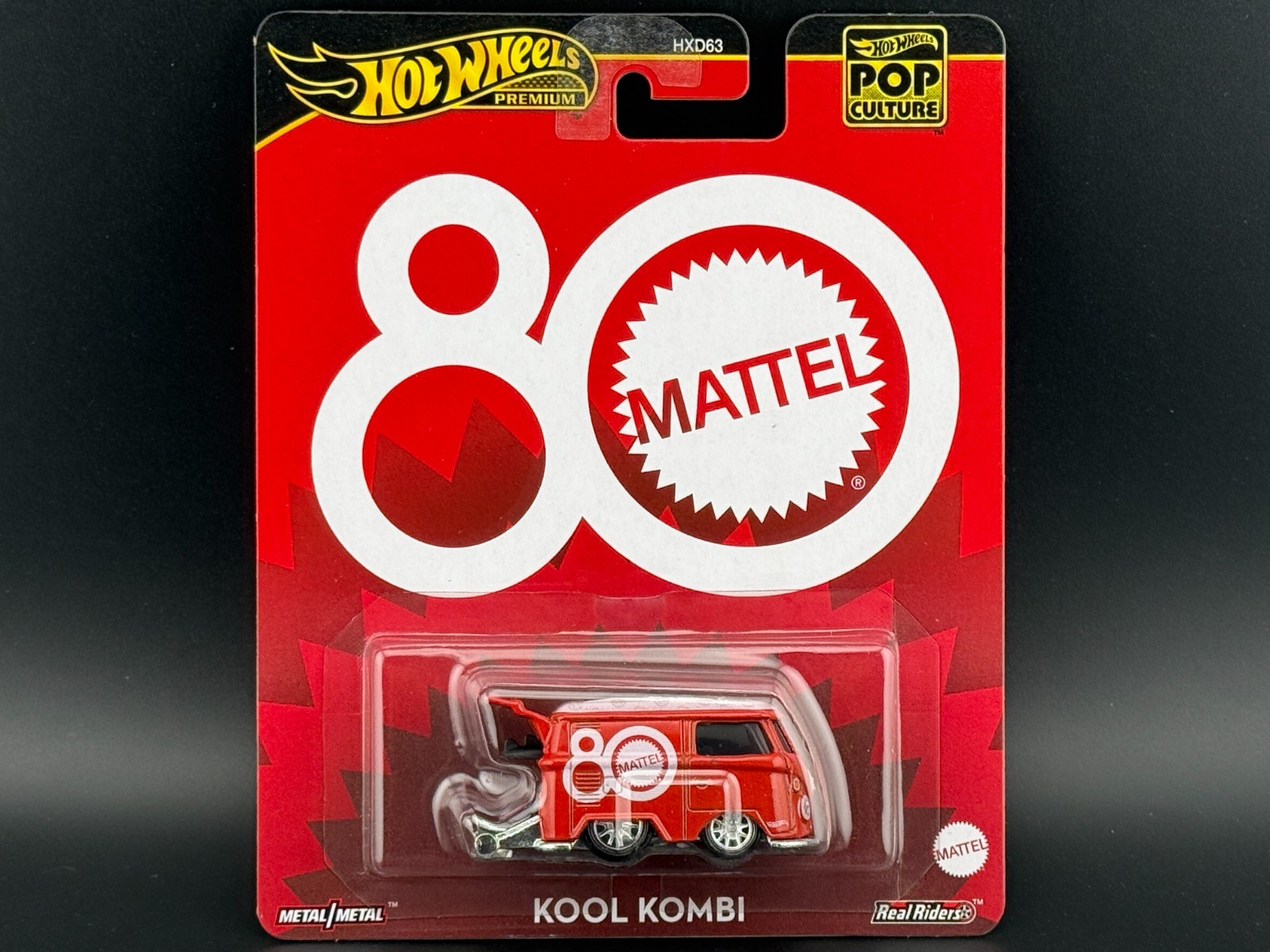 Hot Wheels Premium Pop Culture 80TH Anniversary Kool Kombi JBL68 1/64