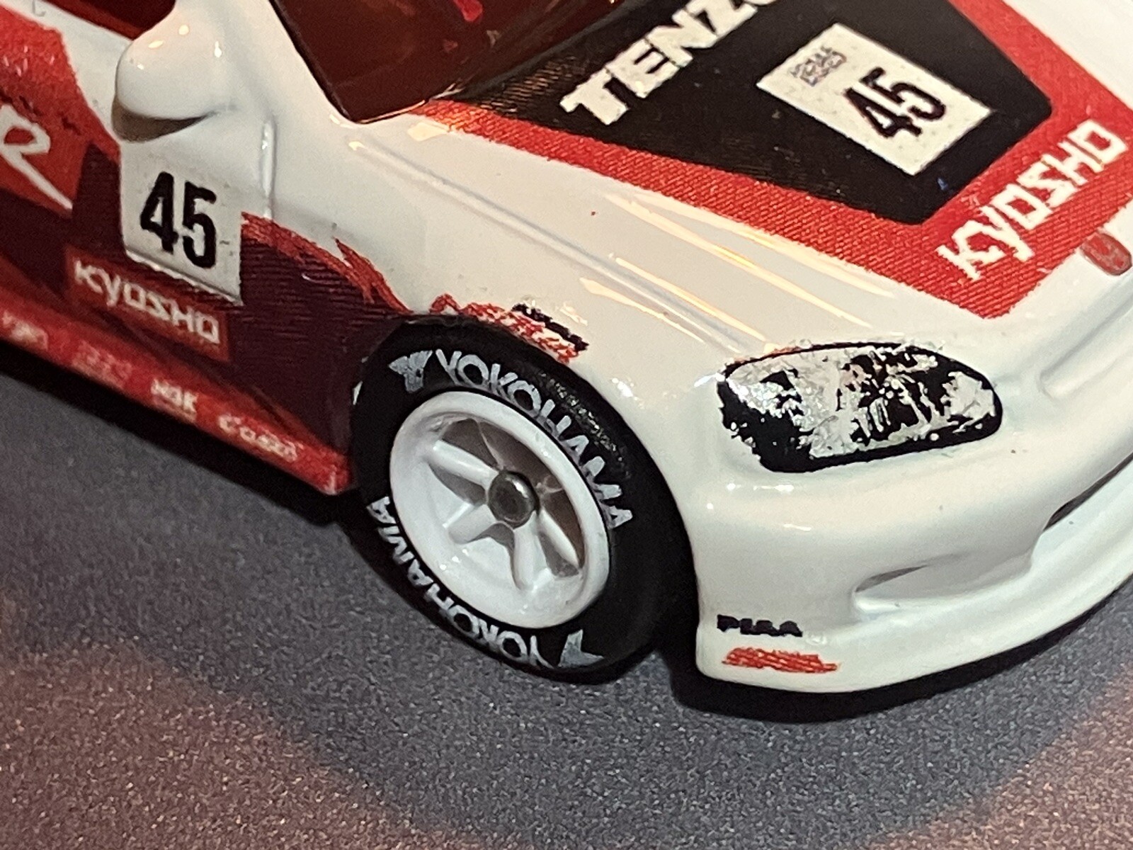 1/64 Custom Hot Wheels 1999 HONDA CIVIC TYPE R (EK9) w/real riders TENZO Custom