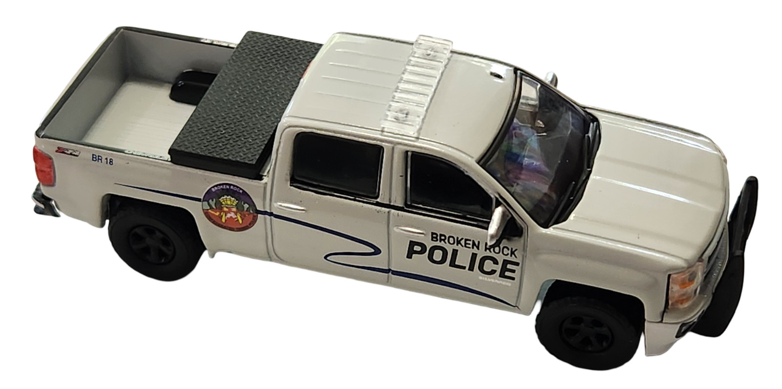 GreenLight 1:64 2014 Chevrolet Silverado Broken Rock Police Toylandbay Exclusive