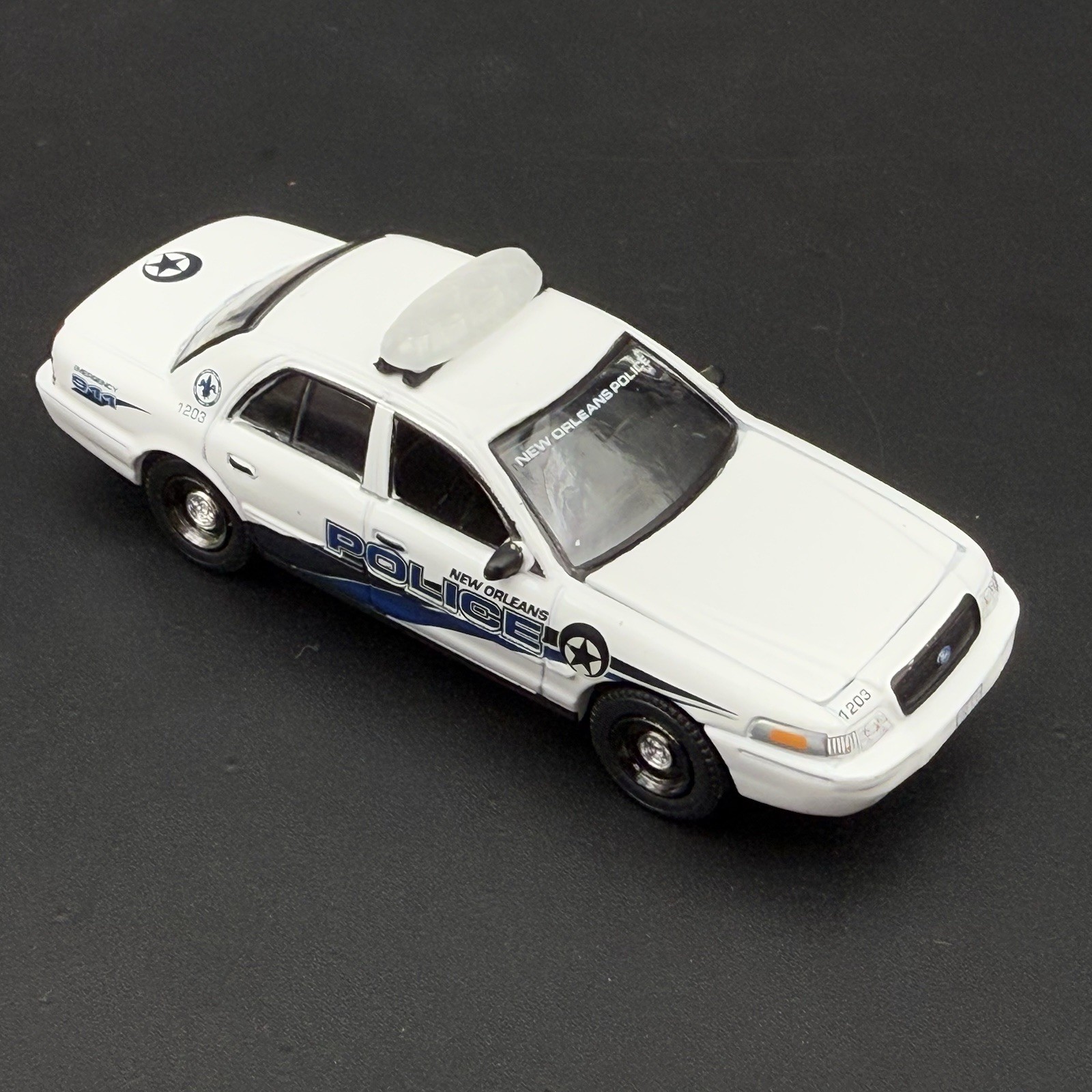 2 Pack 1/64 Federal Signal Vista Lightbar Greenlight Police Car Sheriff Fire