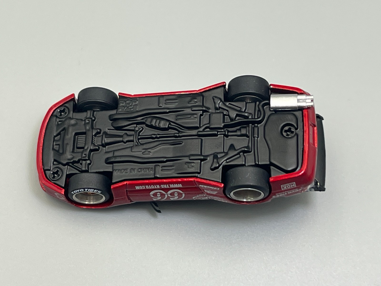 Nissan 240SX S13 Coupe Pandem Silvia Widebody Poprace 1/64 scale openable hood