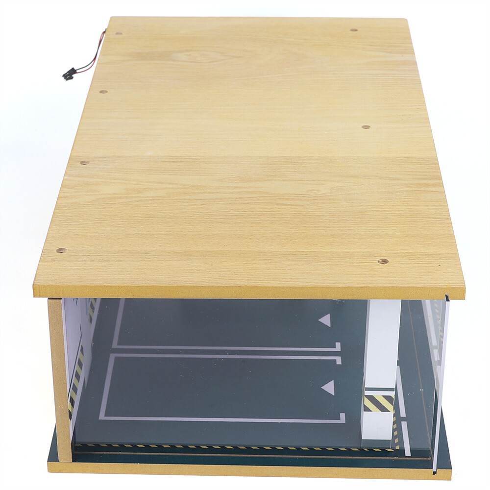 Display Case for Cars Acylic Cover and LED Lighting for 1/24 Scale Diecast Car