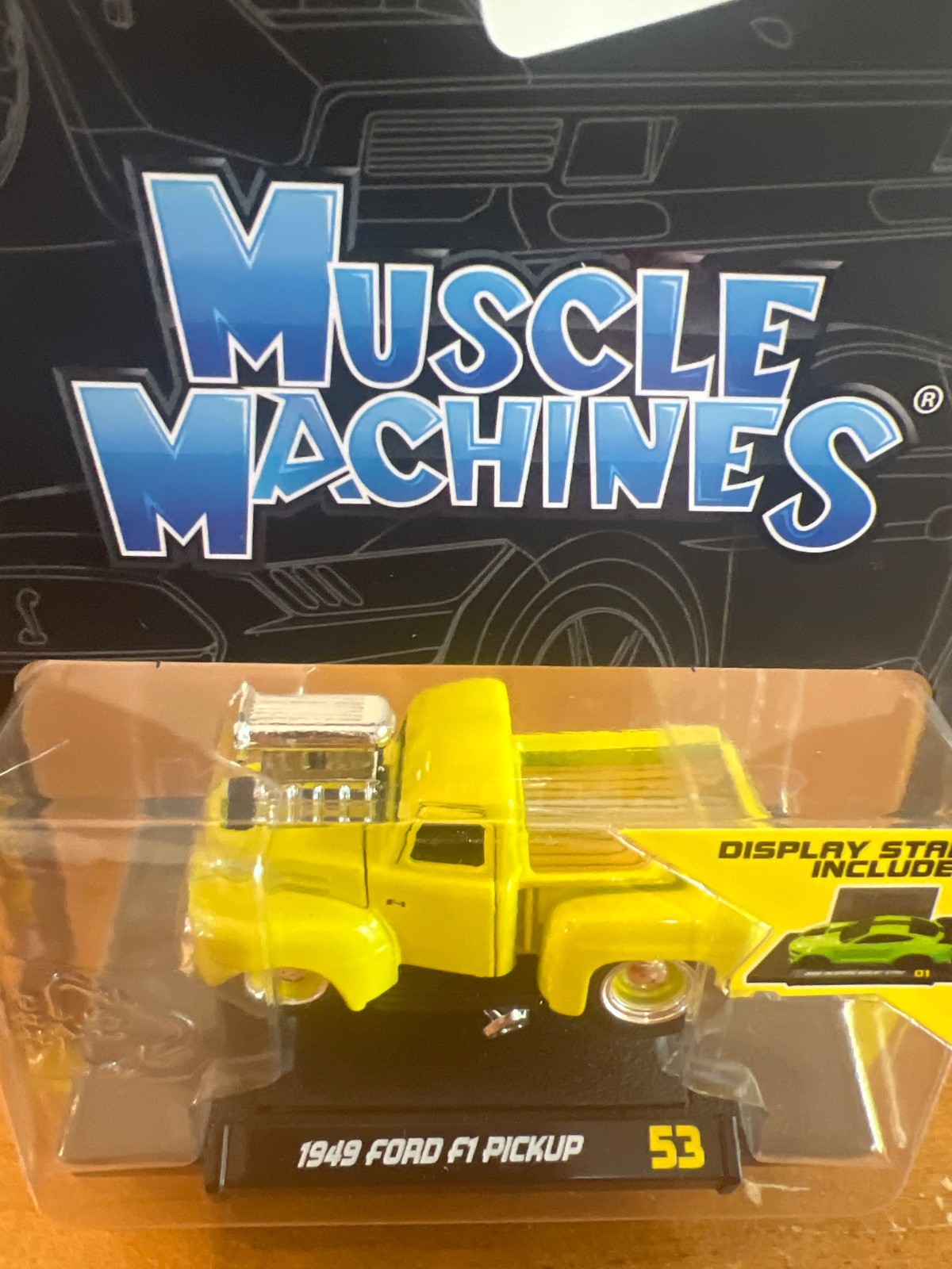 Maisto Muscle Machines Series 9 Die-Cast Model 53 1949 Ford F1 Pickup Yellow NEW