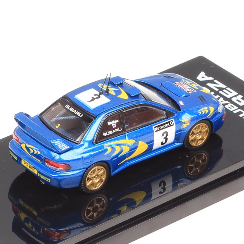 1/64 Scale Subaru Impreza WRC #3 #4 #8 RAC Rally 1997 Model Car Toy Hobby Japan