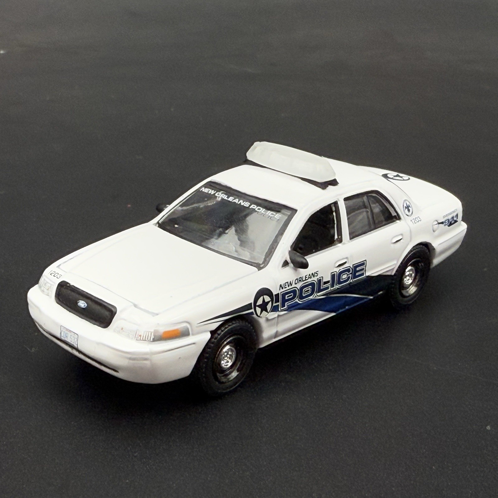 2 Pack 1/64 Federal Signal Vista Lightbar Greenlight Police Car Sheriff Fire