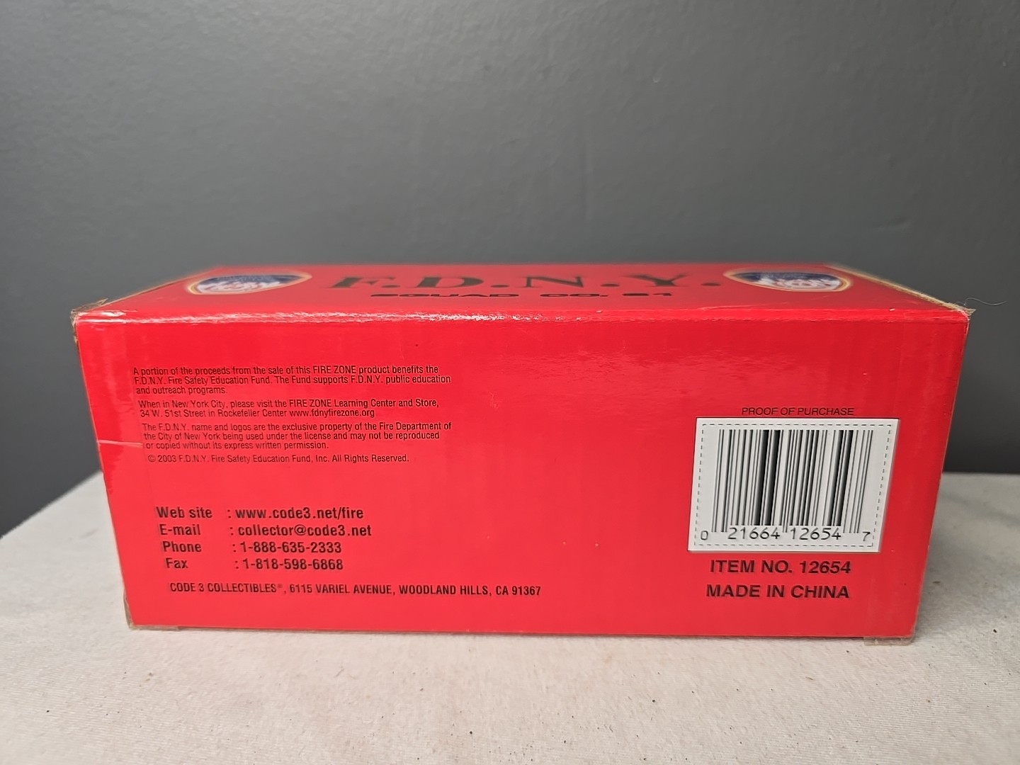 Code 3 FDNY Squad Co. 41 1998 Seagrave Engine 1/64 Diecast Fire Truck New SEALED