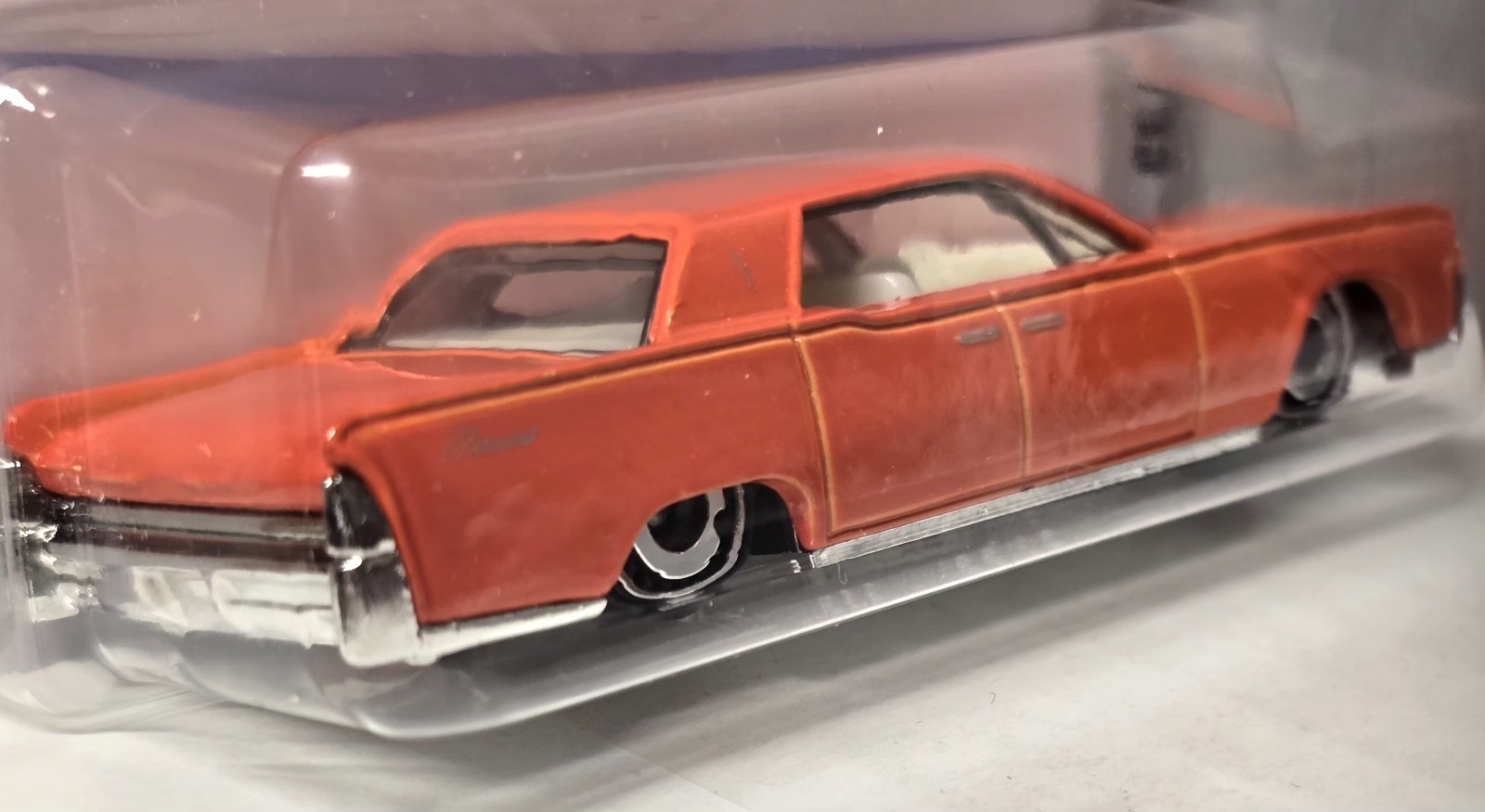 Hot Wheels Lot of 2 -64 Lincoln Continental Orange