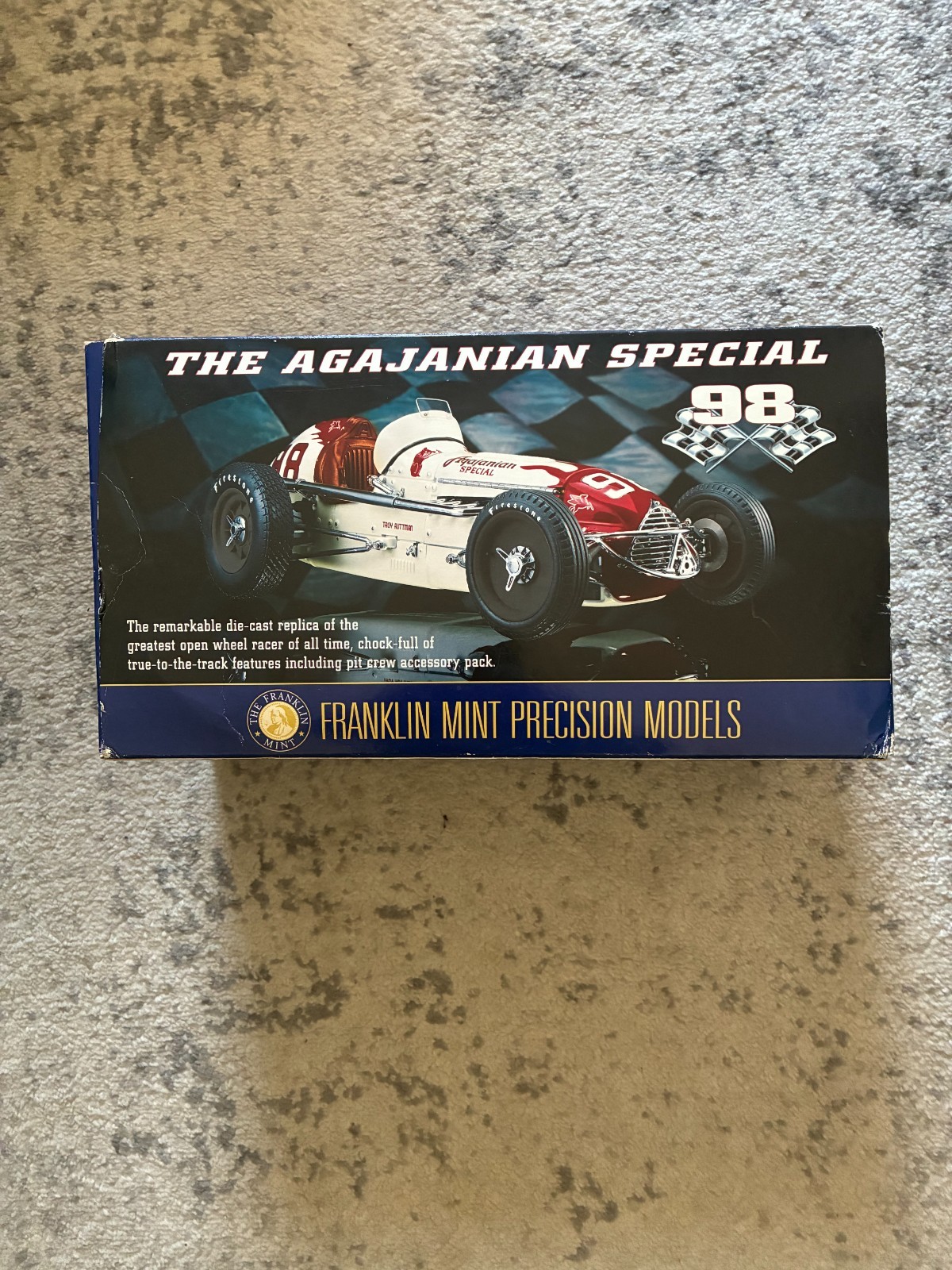 NOS Factory Sealed Franklin Mint 1:16 1952 Agajanian Special 98 Indy 500 NIB