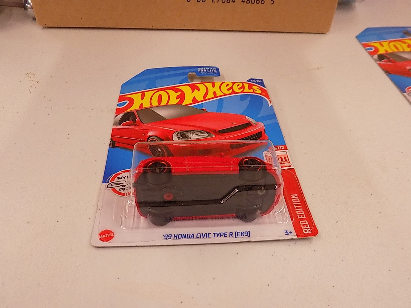 Hot Wheels 2022 Mainline Target Red Edition ’99 Honda Civic Type R EK9 Red #125