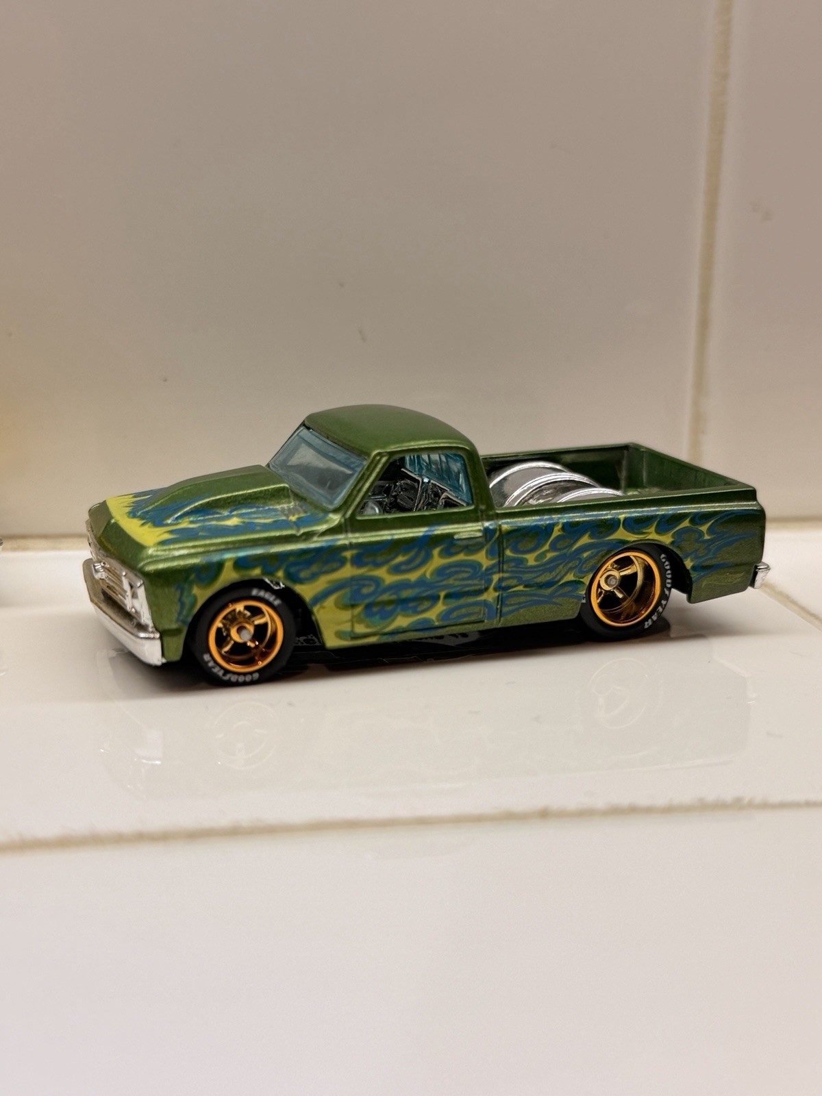 3 X Hot Wheels ‘67 Chevy C10 K-mart exclusive & Hard to find Beautiful Pieces