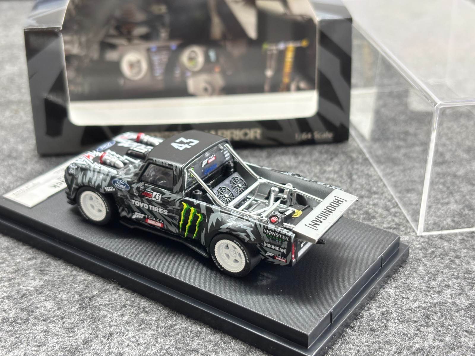 SW 1/64 Mustang Hoonicorn F-150 Pickup Truck Sports Model Diecast Metal Car