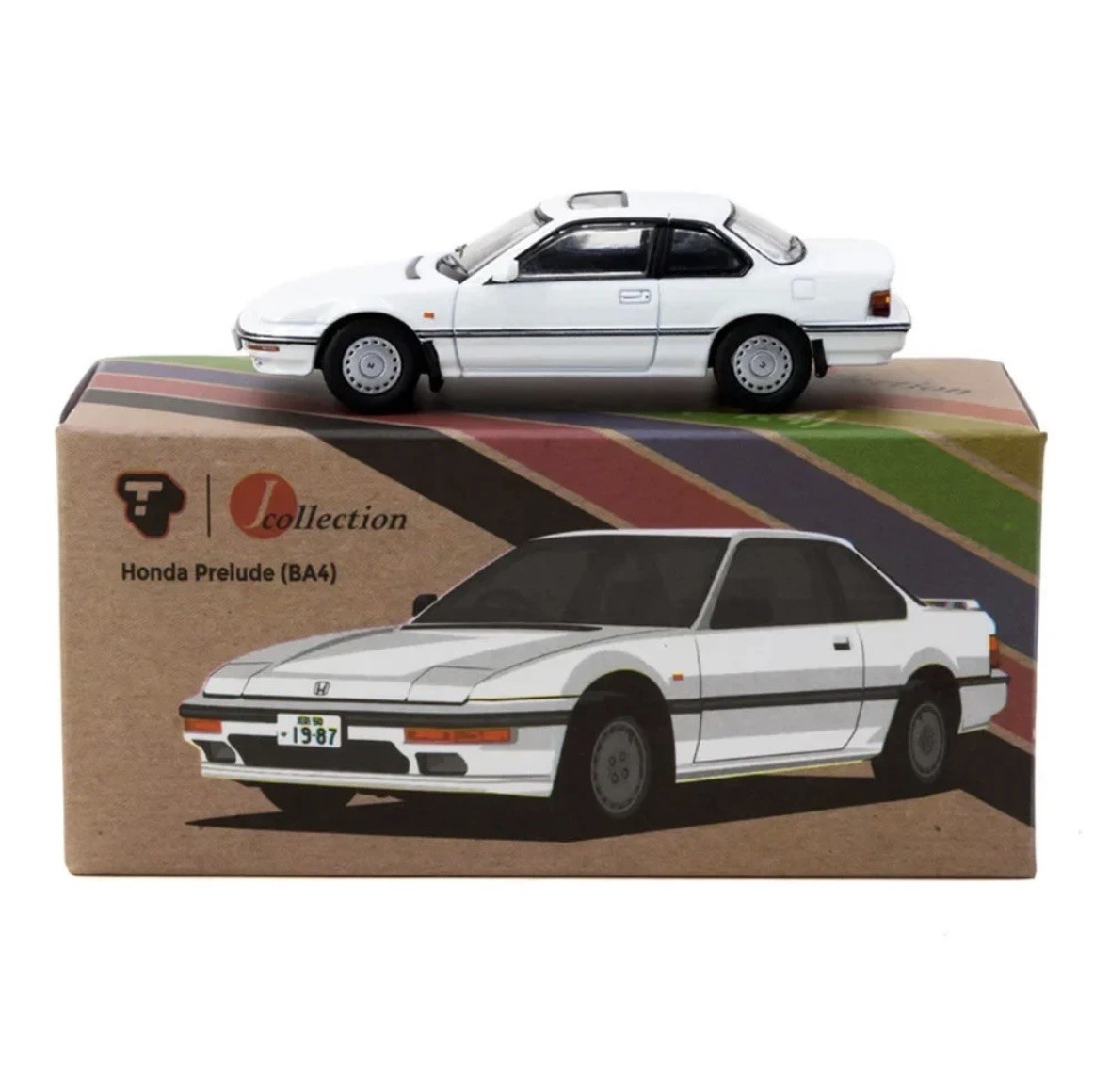 J Collection X Tarmac Honda Prelude BA4 White 1:64