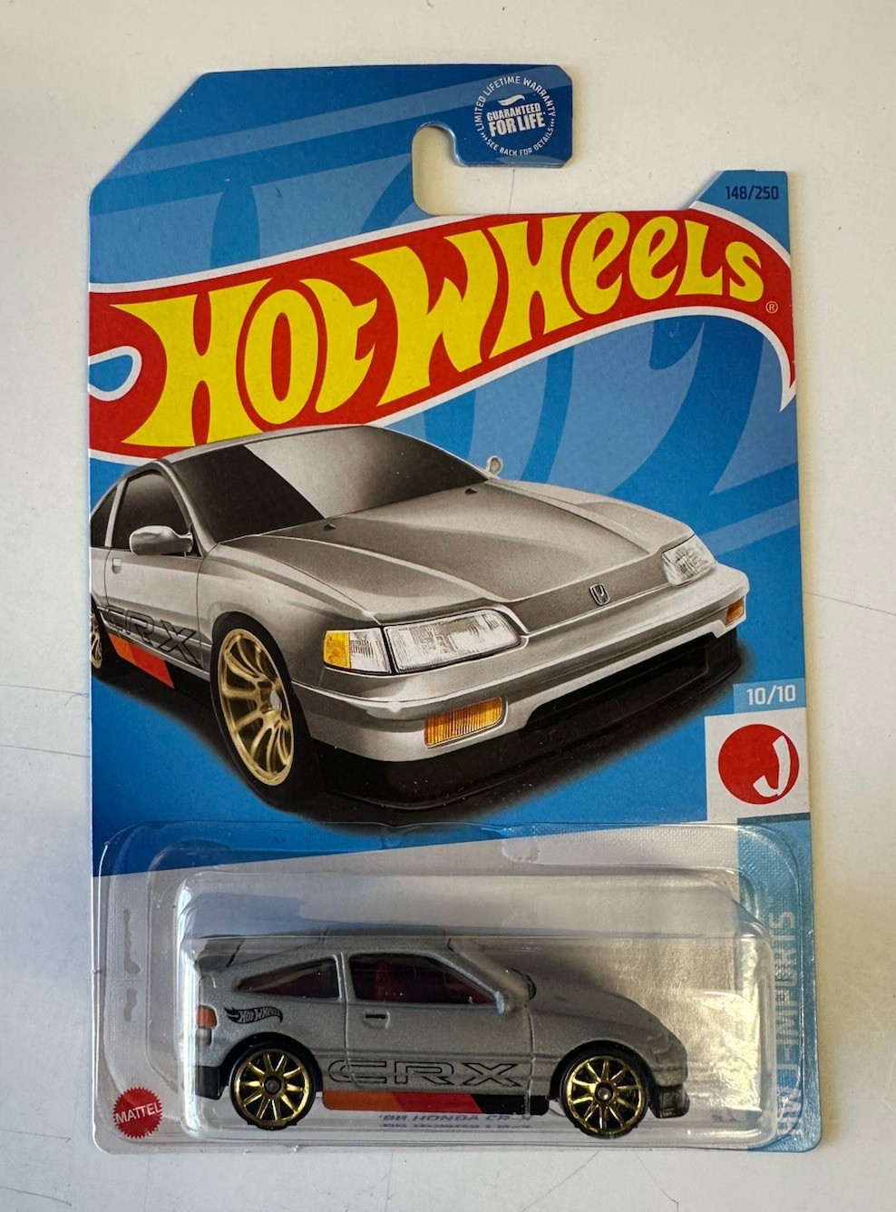 2023 Hot Wheels 88 Honda CR-X 10/10 (silver) HW J-Imports 148/250