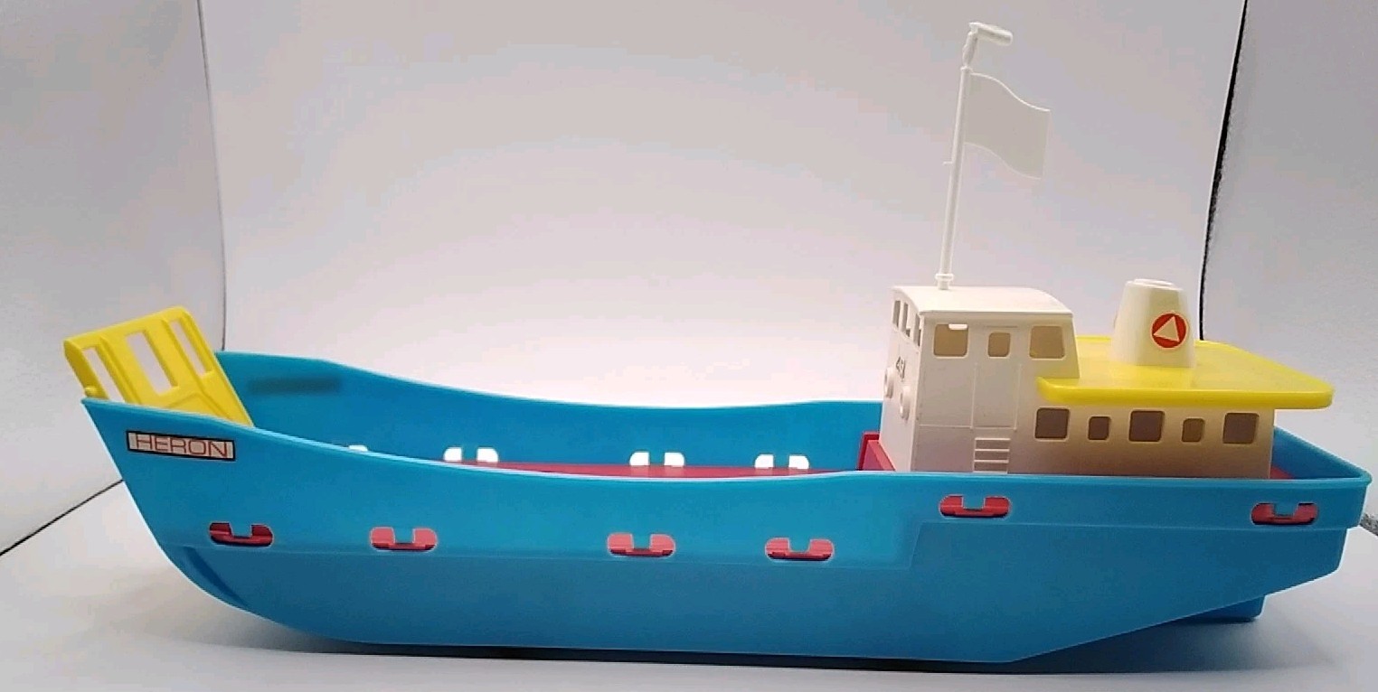 Matchbox Car-Ferry G-7 w/box, flag, paper 1971 – CARS MISSING!