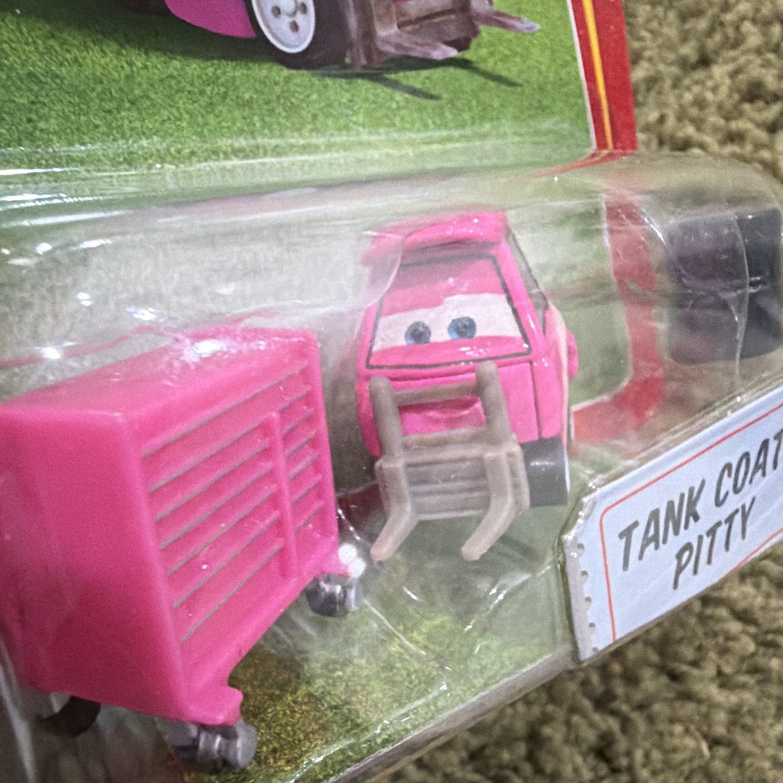 Mattel Disney Pixar Cars Race O Rama Tank Coat Pitty 1:55 Diecast Unopened