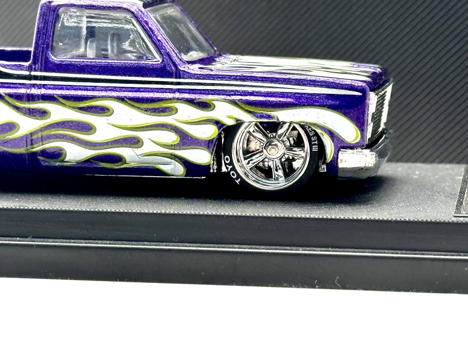NEW 12.7mm 5x PACK For HW 83 Silverado Wheels Rubber Tires 1/64 Chrome Cragars!
