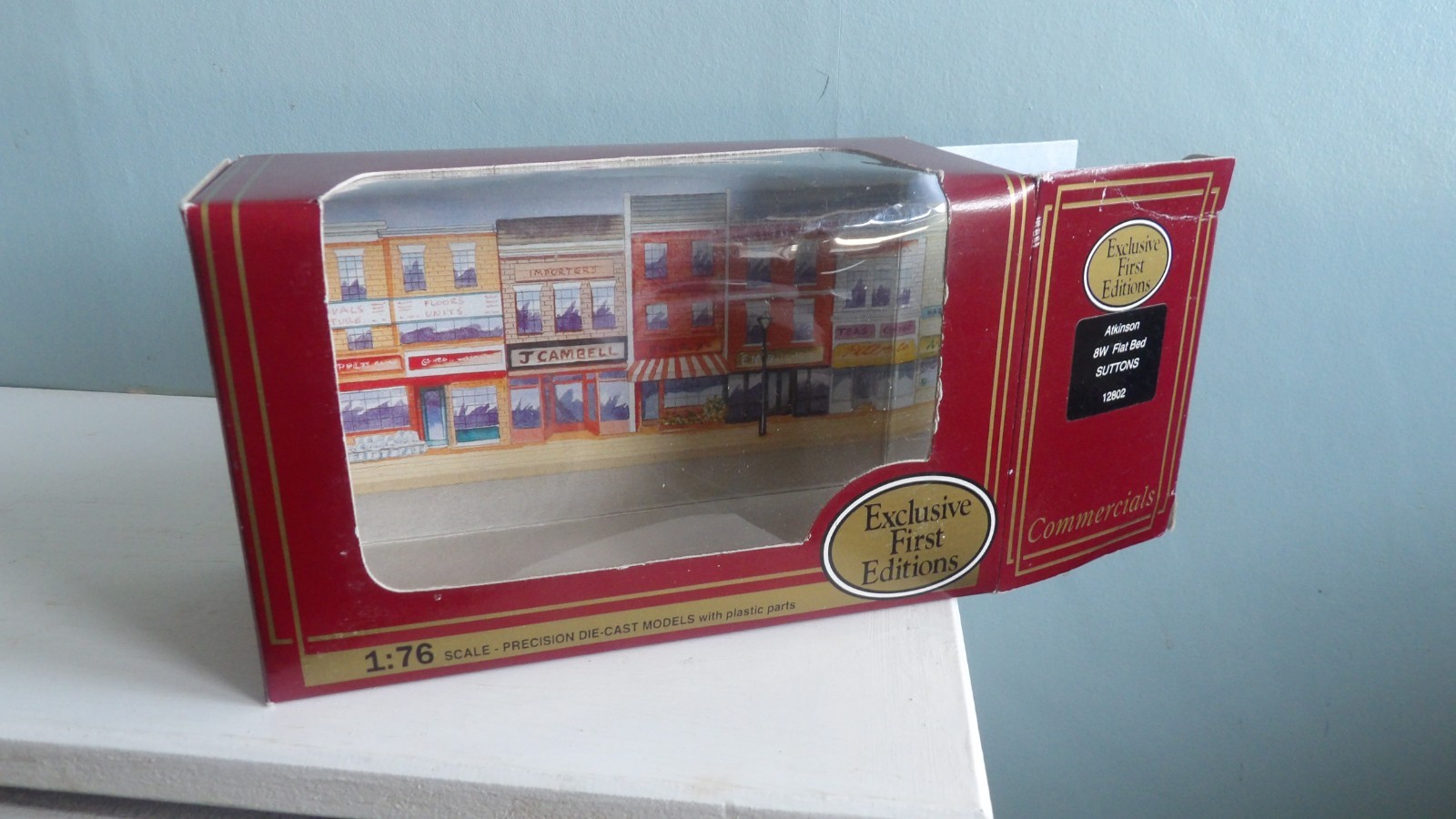 E.F.E. CODE 12802 SUTTONS AND SONS ATKINSON 4 AXLE FLATBED LORRY BOXED.