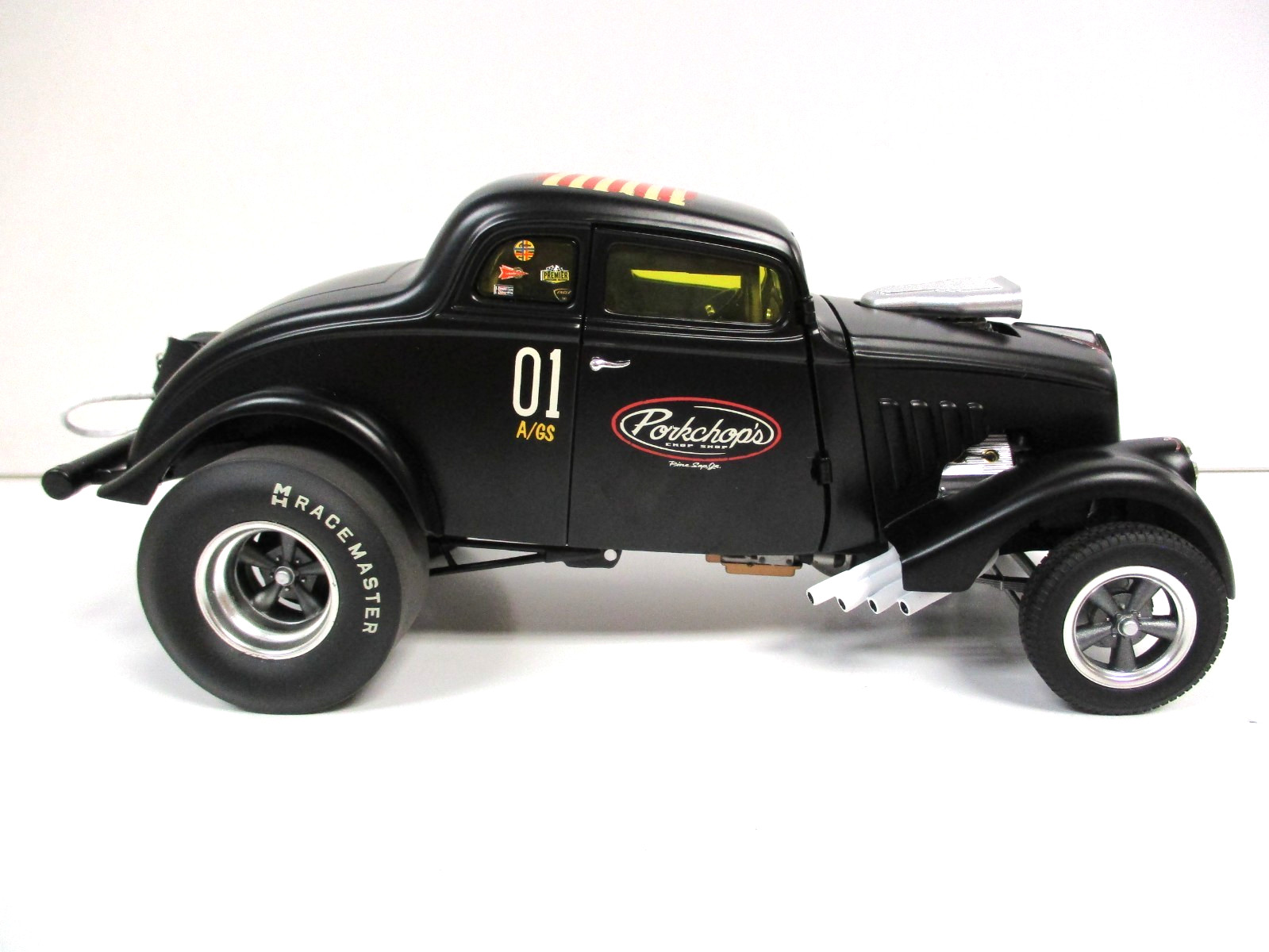 ACME – PORKCHOP’S 1933 WILLYS GASSER DRAG CAR – 1/18 DIECAST