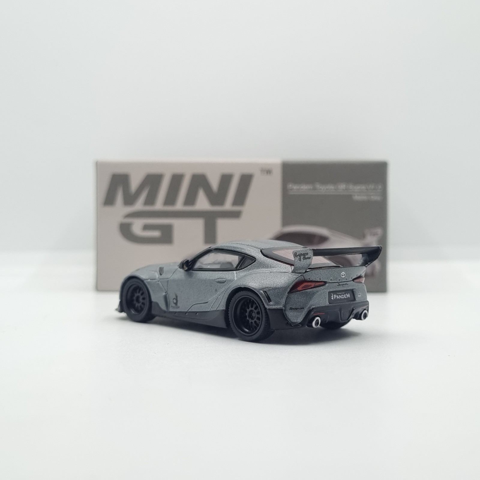 Mini GT Pandem Toyota GR Supra V1.0 Matte Grey RHD MGT00250-R