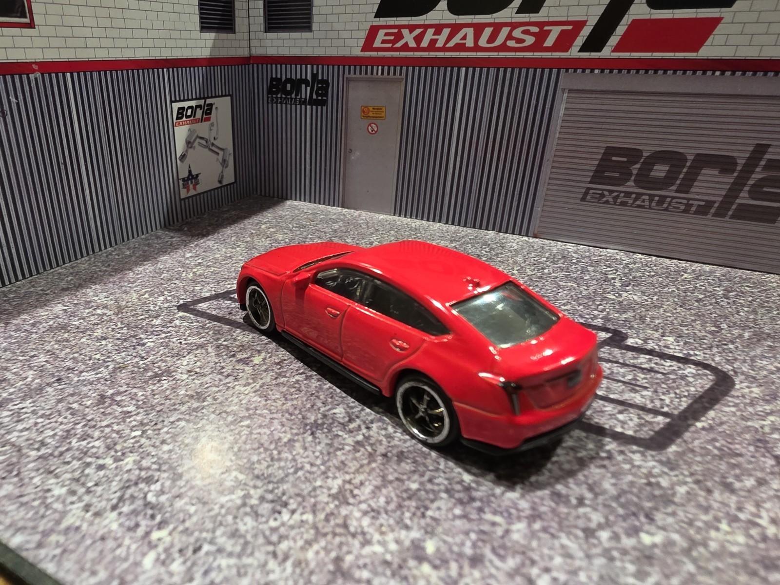 LOOSE 2022 MATCHBOX RED 2021 CADILLAC CT5-V BLACKWING WHEEL SWAP REAL RIDERS