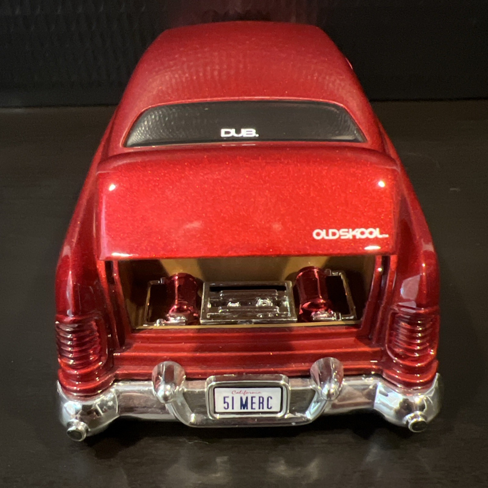 Vintage 2004 Jada 1:24 1951 Mercury Custom Coupe Dub City Old Skool Red Clean