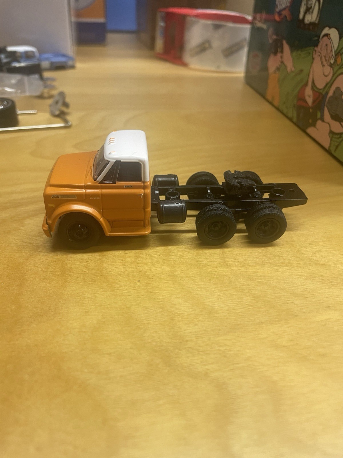 1970 Chevrolet C60 Dual Axle Dually Semi Truck 1/64 Loose
