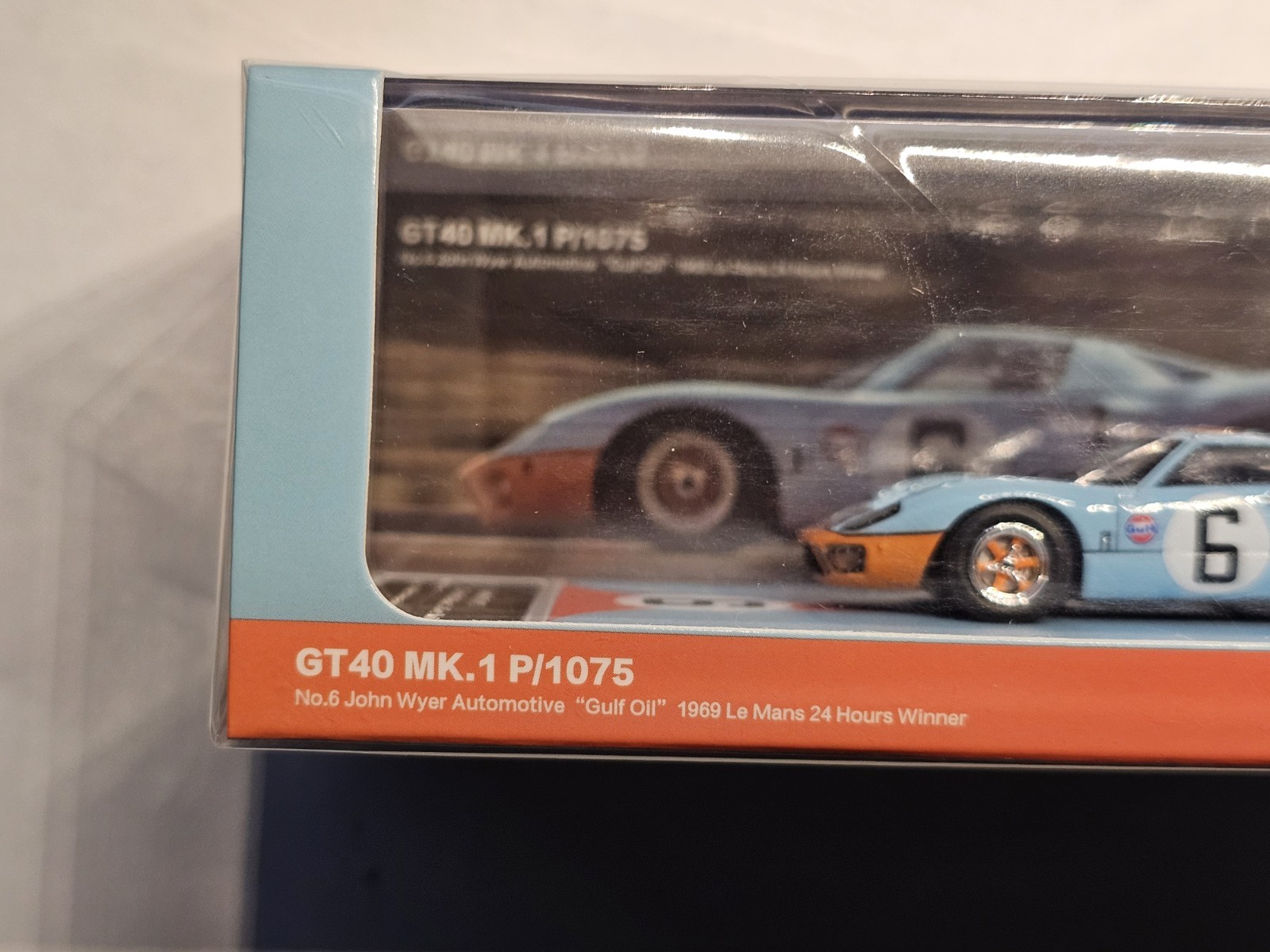 1/64 Ford GT 40 MK 1 No 6 John Wyer Gulf Livery 1969 Le Mans 24 Hour