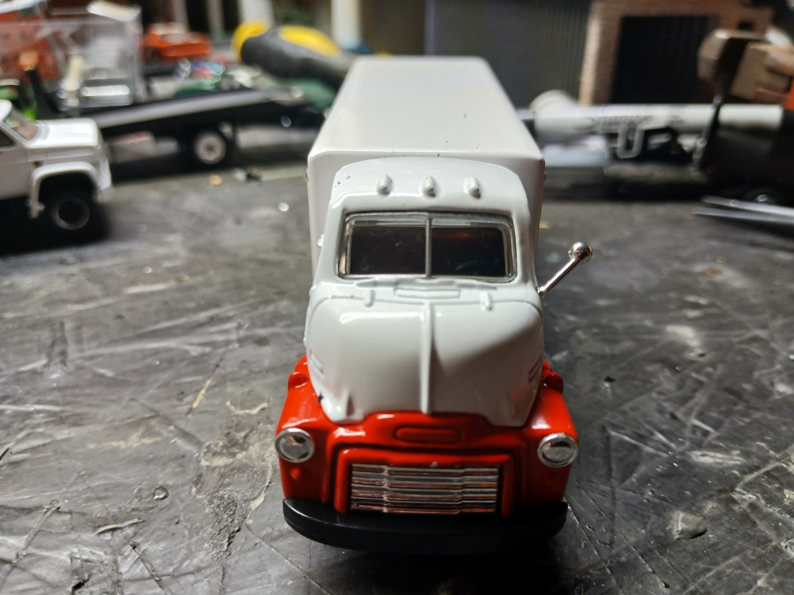 1/64 ’48 Gmc Coe Beverage Truck Custom BUILT Greenlight/ Matchbox