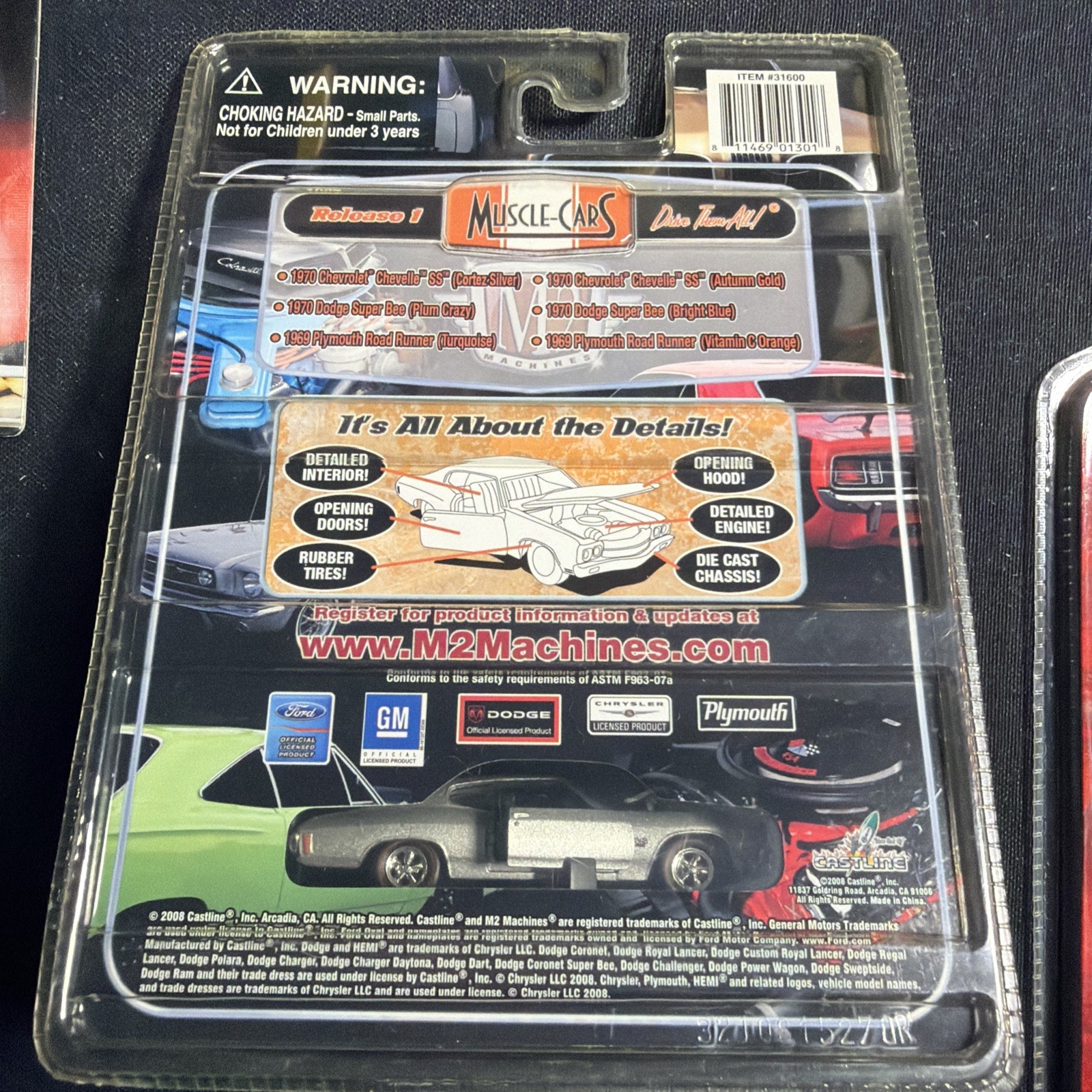 M2 Machines Muscle Cars 1970 Chevrolet Chevelle SS 454 Big Block – 1:64