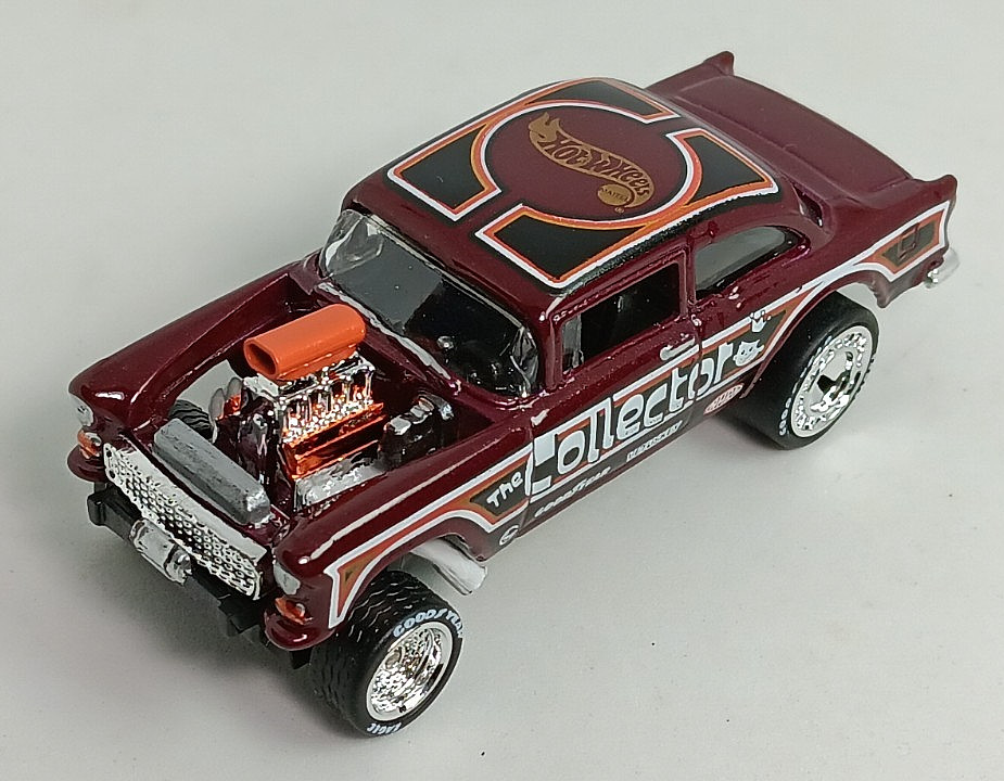Custom, Hot Wheels ’55 CHEVY BEL AIR GASSER, “Dressed up “Collector”