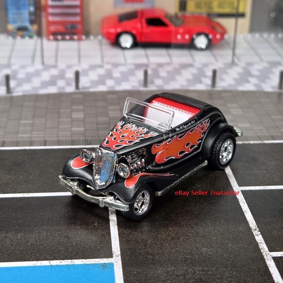 1933 1934 Ford Roadster Flathead V8 Classic Street Hot Rod Collectible Model