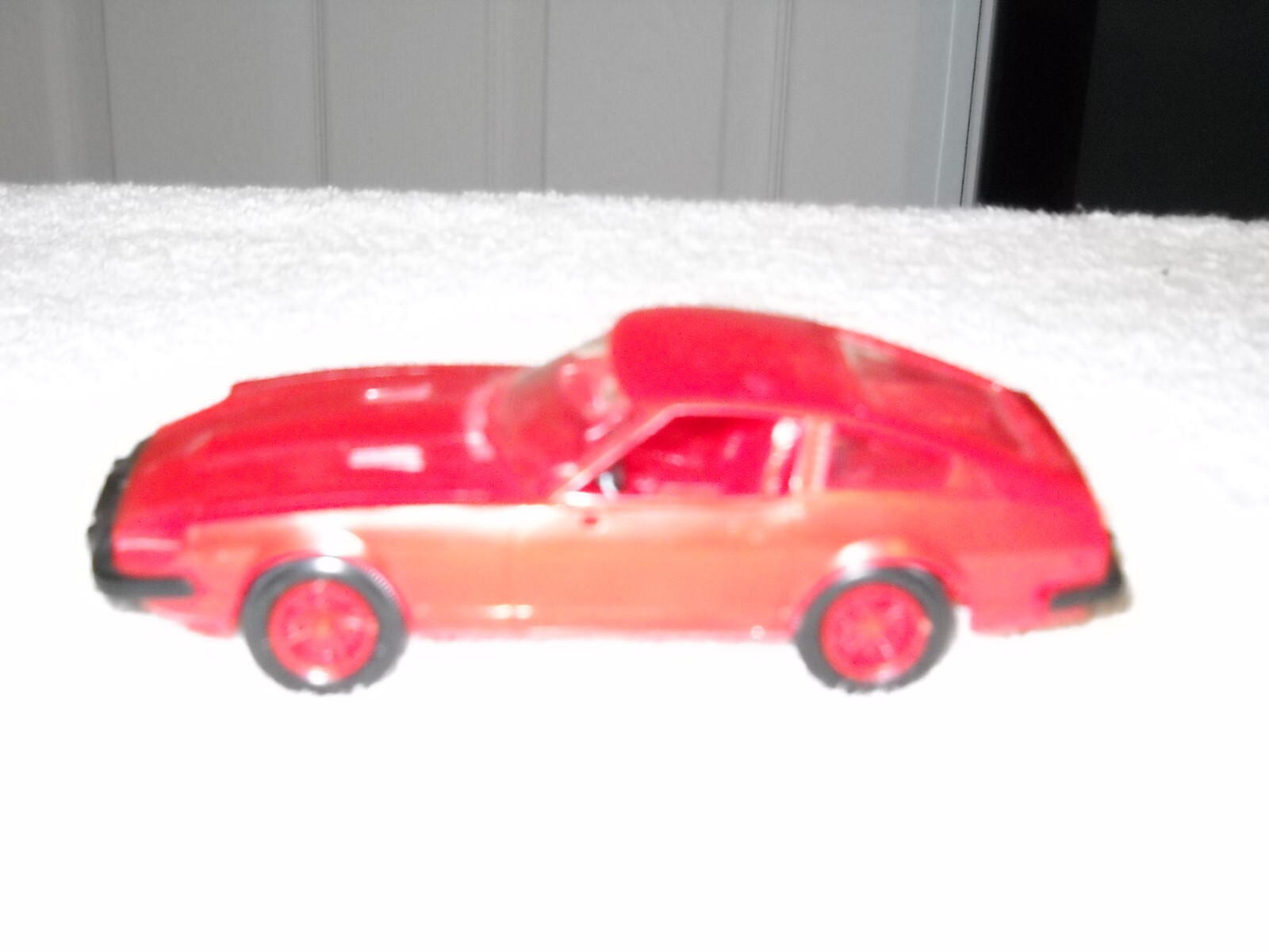 MMI Plastic 1980 Red Car, Nissan, Good Condition, Please see the photos